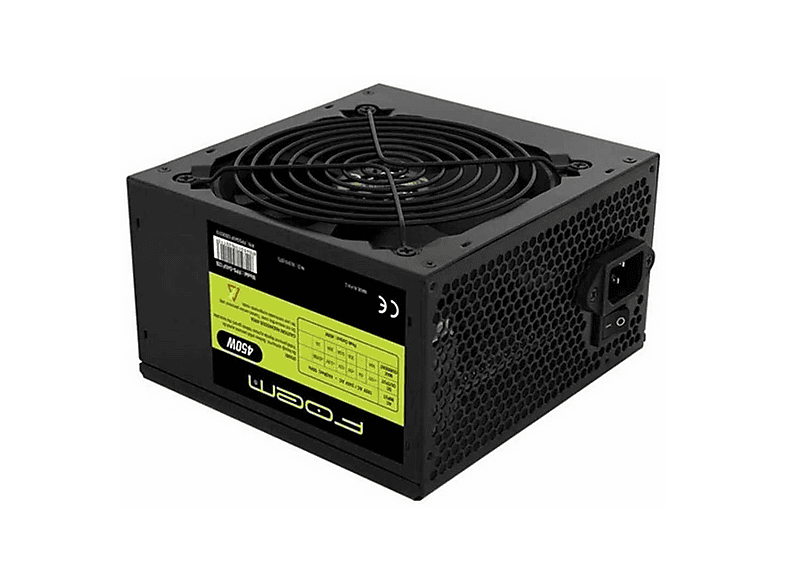 FRISBY Foem FPS-G45F12B 450 W 450 W Güç Kaynağı Siyah