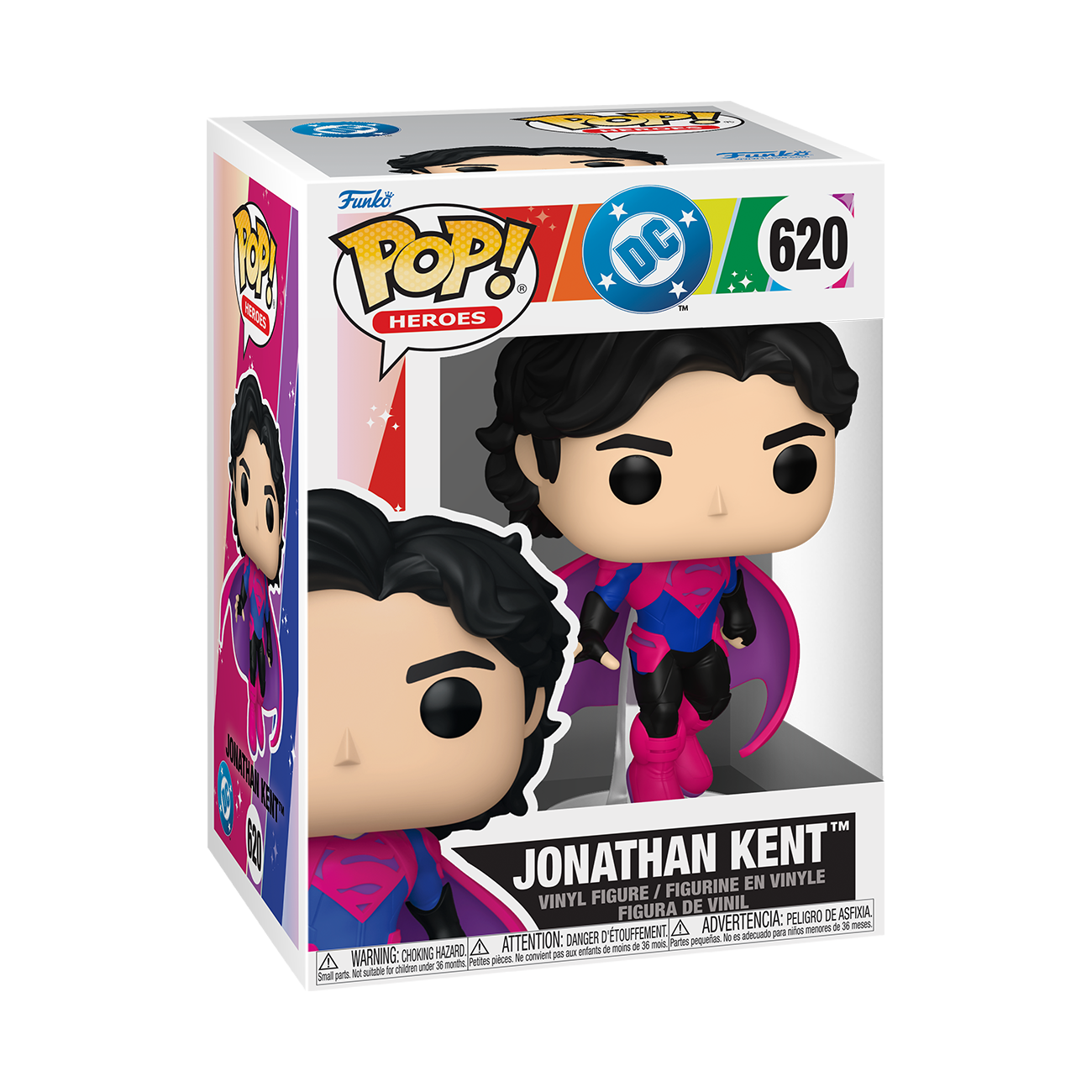 Jonathan Kent Funko Pop Figur in Verpackung mit DC-Logo.