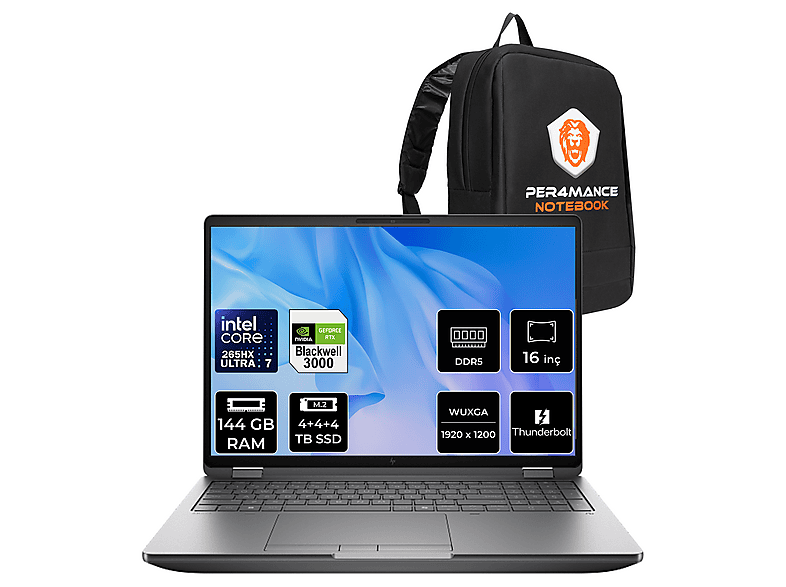 HP ZBook Fury G1i RTX Pro 3000 12 GB FHD+ 5F9Q8ESPN387 Intel Core