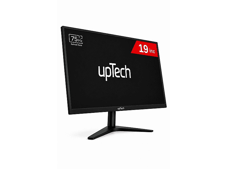 UPTECH HD190 Geniş Ekran 75 Hz (VGA,HDMI) Led 19 inç HD 5 ms Monitör Siyah