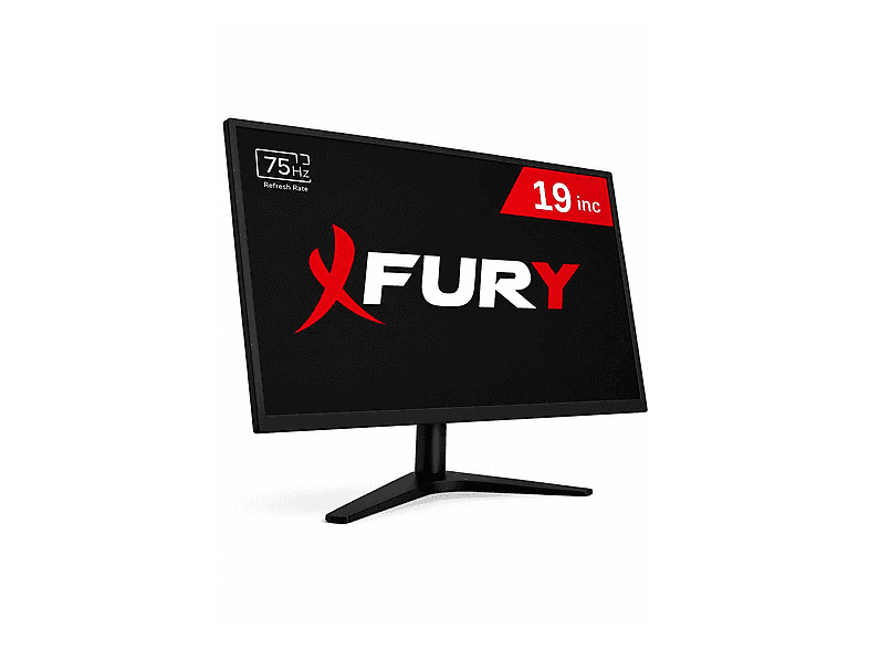 FURY Geniş Ekran 75 Hz (VGA,HDMI) Led 19 inç HD 5 ms Monitör Siyah