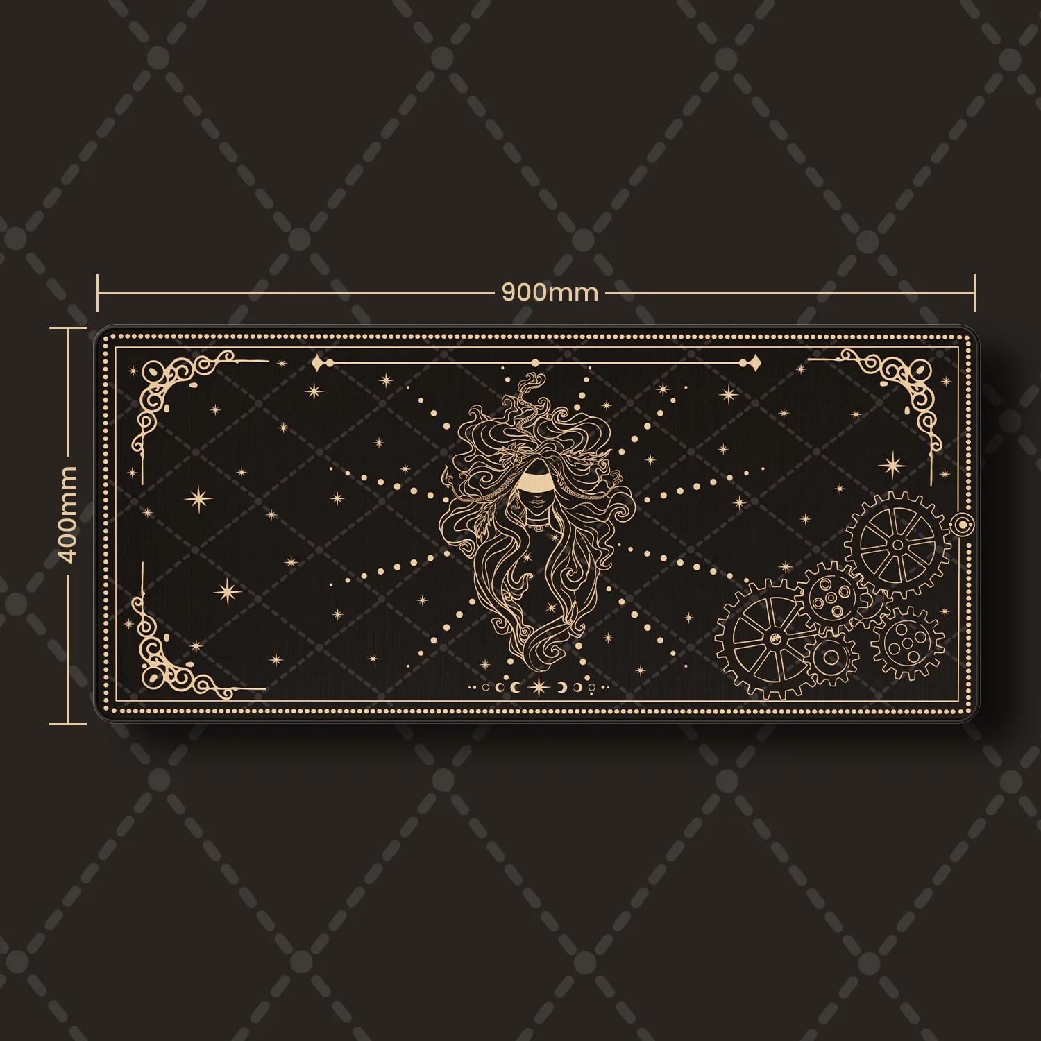 Mata na biurko AKKO Interstellar Rosetta Stone - The Magic Tarot Wielokolorowy