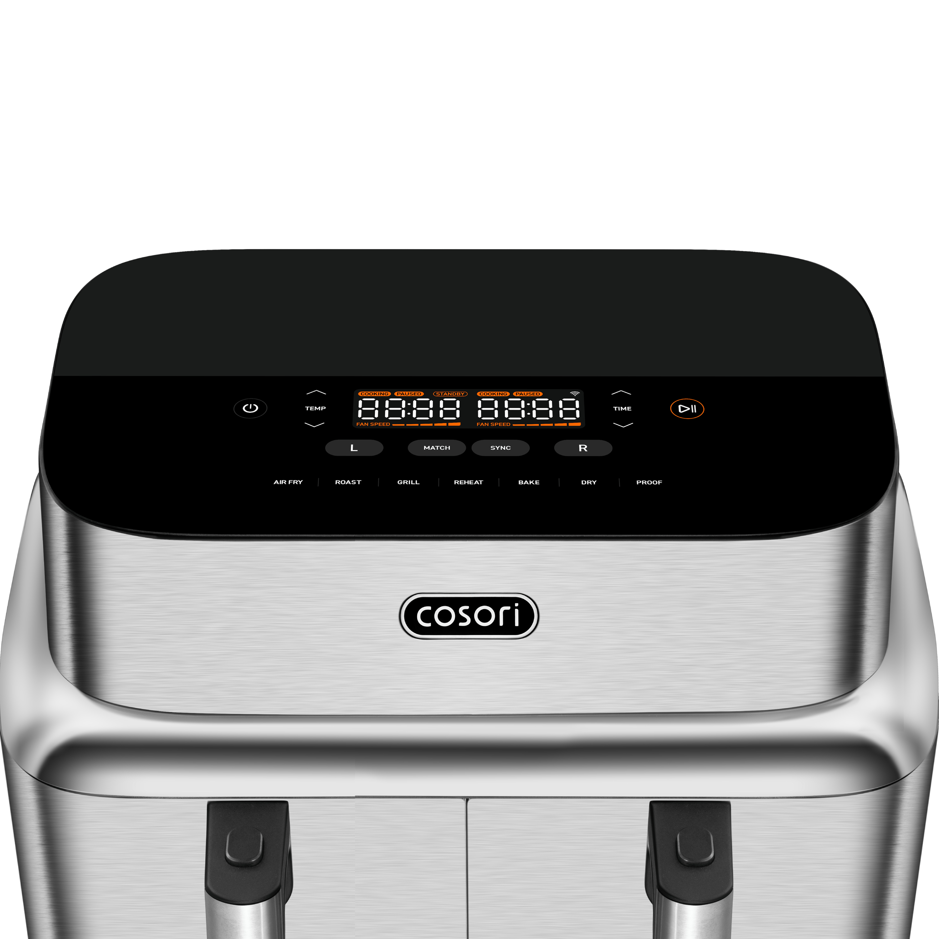 Freidora de aire - COSORI 810123677719, 2700 W, 8,6 l, Plata