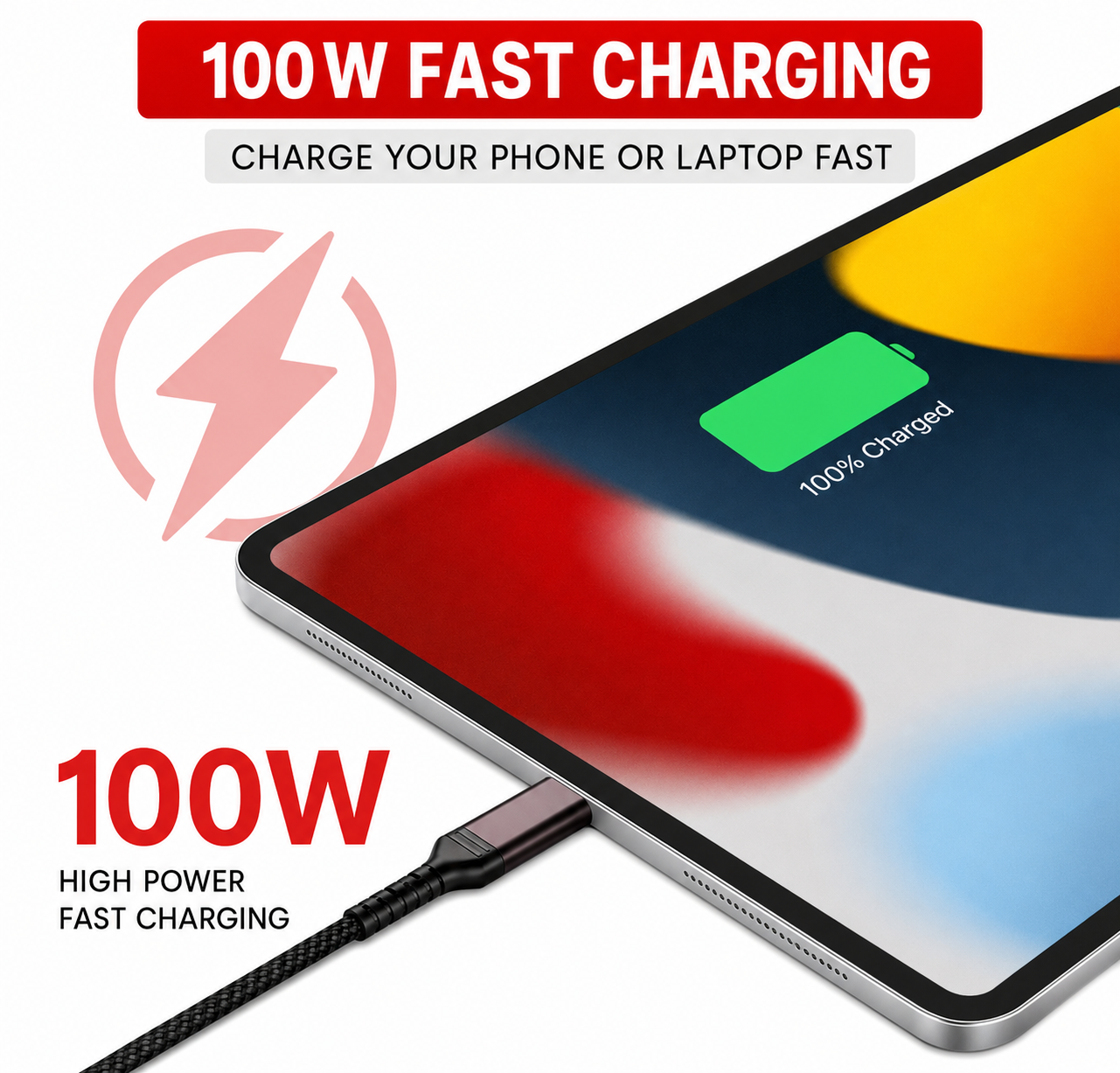 ELCOSTAR USB-C - 100W - Power Delivery (PD) USB-Kabel