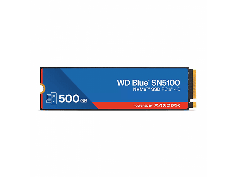 WESTERN DIGITAL WDS500G5B0E Blue SN51006600/5600MB/s M.2 via NVMe 500 GB SSD