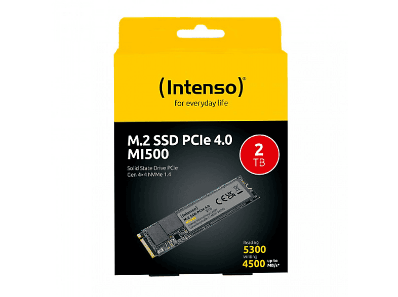 INTENSO MI500 3836470 5300/4500MB/s PCIe 2 TB SSD