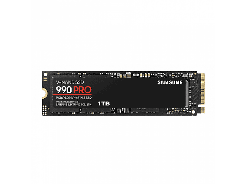 SAMSUNG MZ-V9P1T0BW 990 Pro 7450/6900MB/s M.2 via NVMe 1 TB SSD