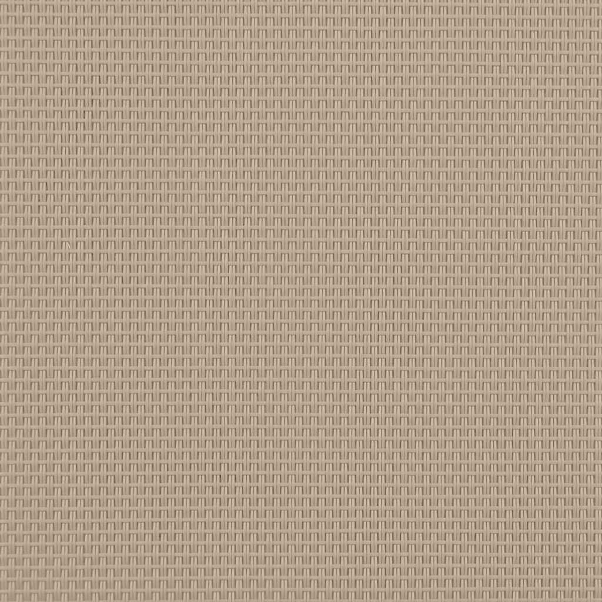 Ein Muster aus hellbraunen, gewebten Kunststofffasern mit glatter Textur.