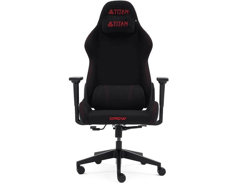 TITANSEAT Crow Red Kumaş Oyuncu Koltuğu Kırmızı