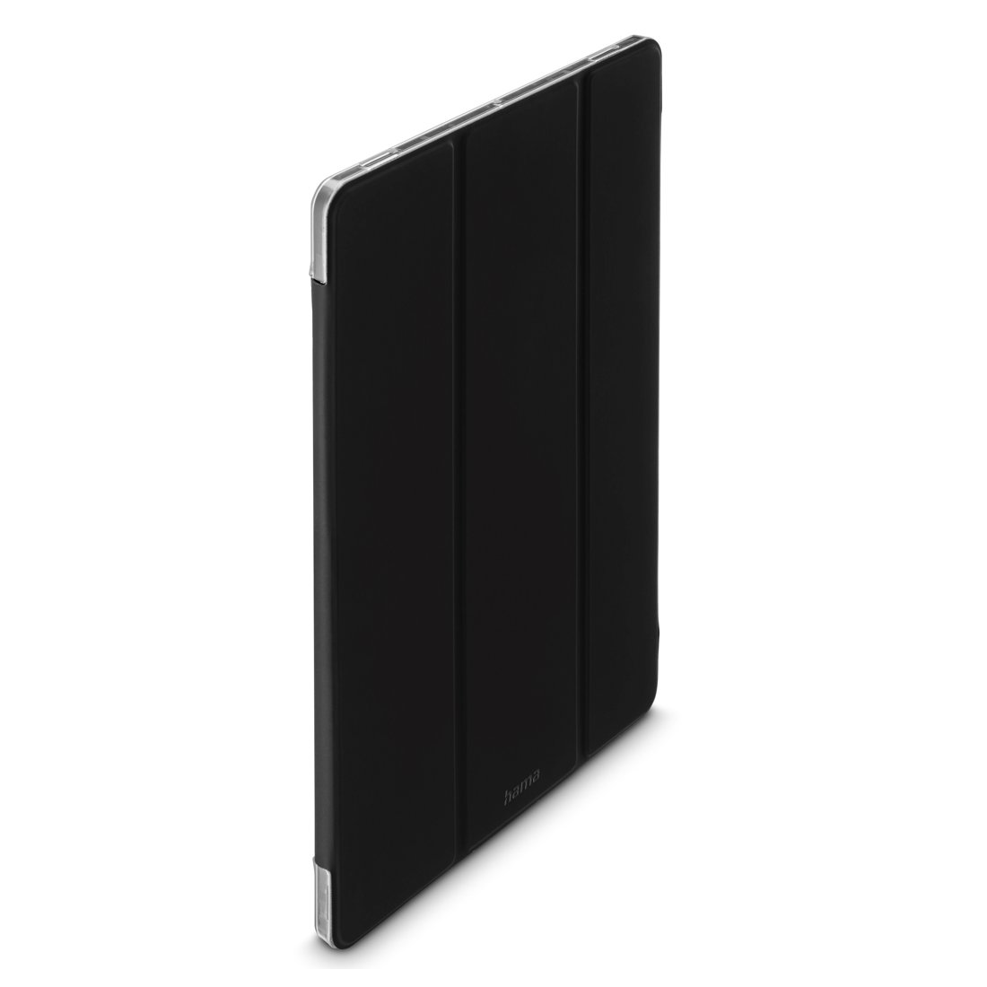 Czarne etui na tablet z logo Hama na białym tle.