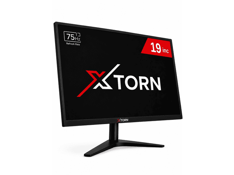 TORN Geniş Ekran 75 Hz (VGA,HDMI) Led 19 inç HD 5 ms Monitör Siyah