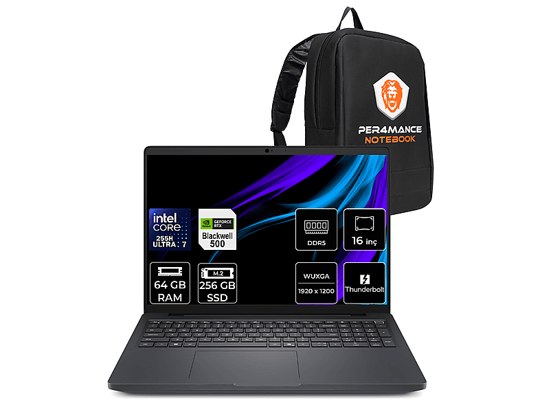 DELL Pro Max 16 RTX Pro 500 6 GB FHD+ MC16250P337 Intel Core Ultra