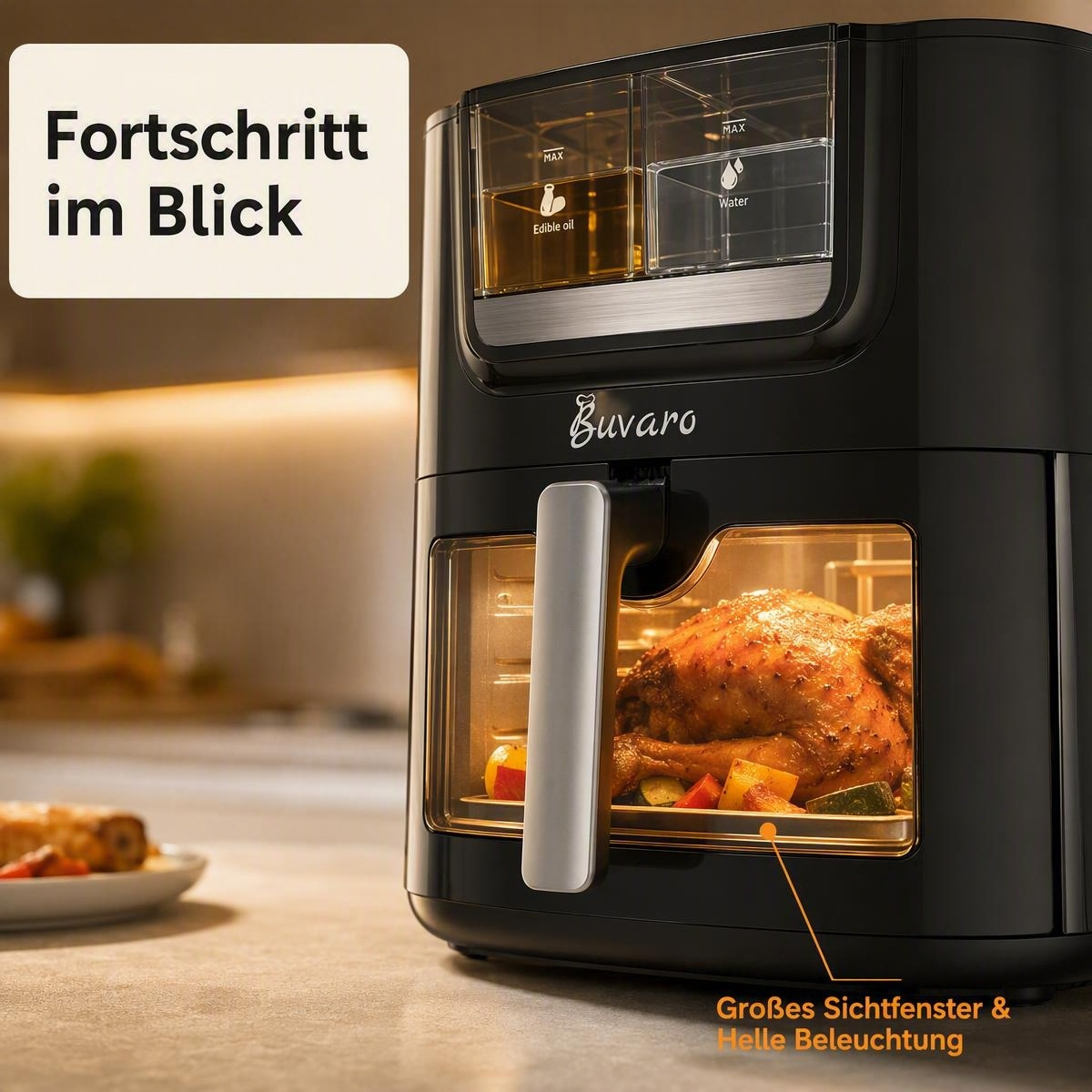 BUVARO AF-ZE7238-ZA Heißluftfritteuse