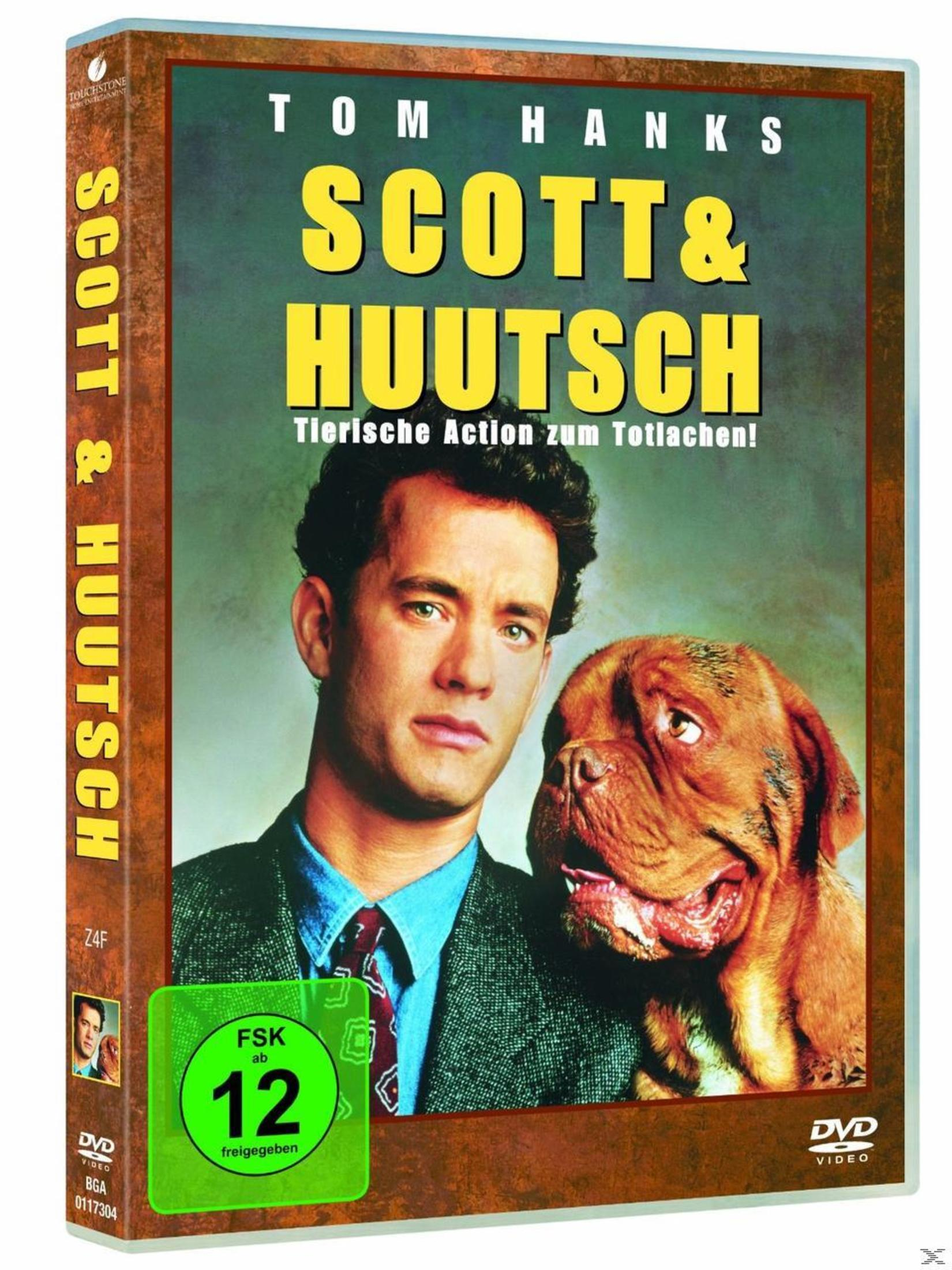 DVD-Hülle des Films Scott & Huutsch mit Tom Hanks und einem Hund.