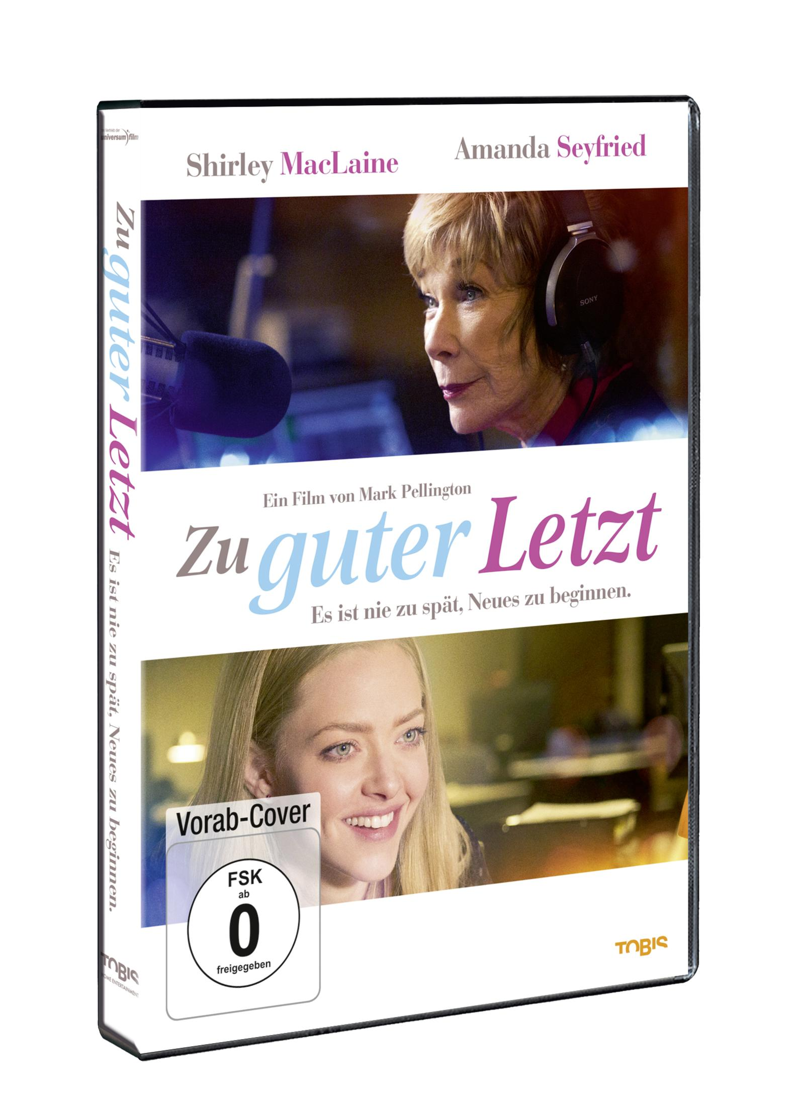 DVD-Cover des Films Zu guter Letzt mit Shirley MacLaine und Amanda Seyfried.