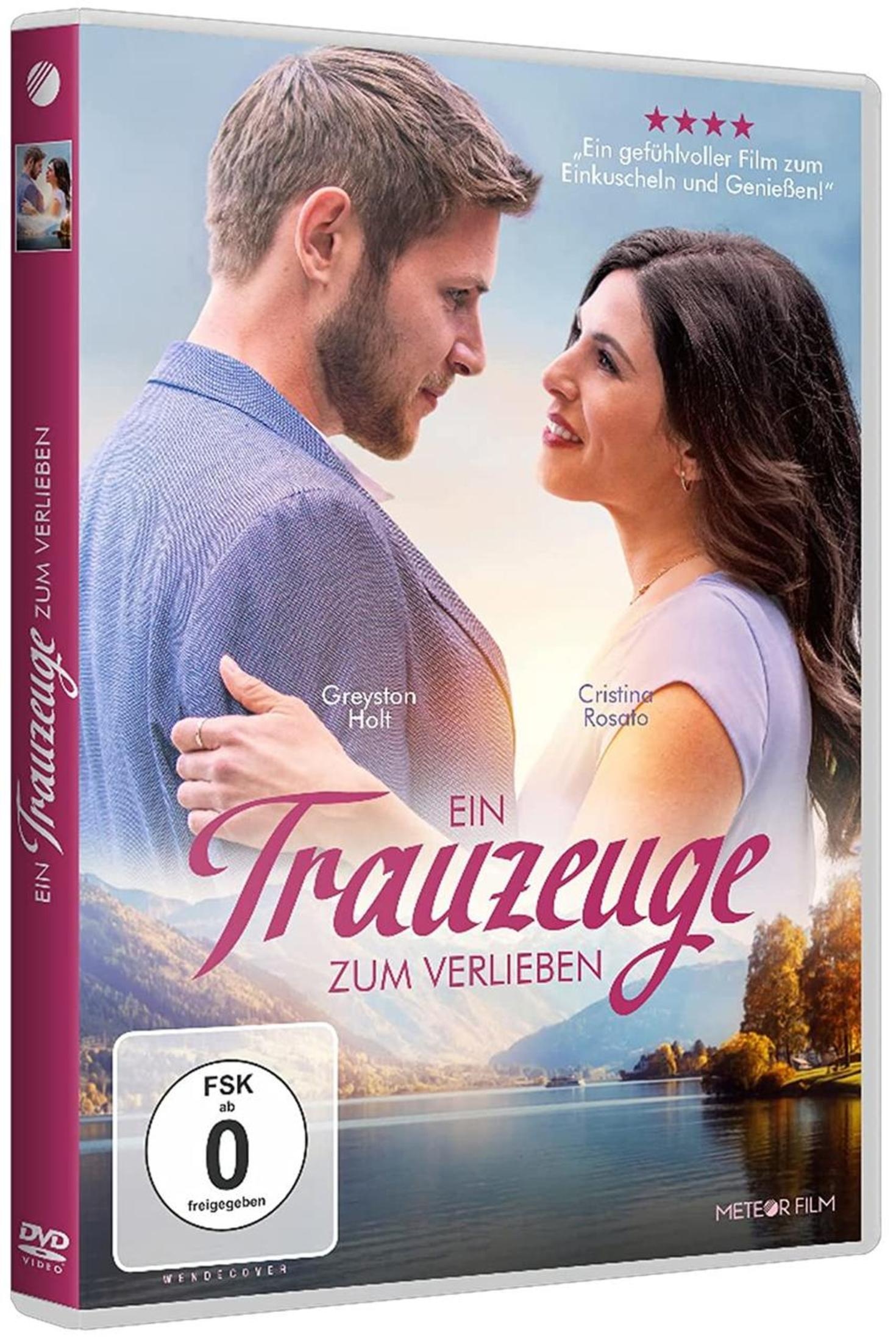 DVD-Cover mit einem romantischen Paar, das sich vor einer malerischen Bergsee-Kulisse ansieht.