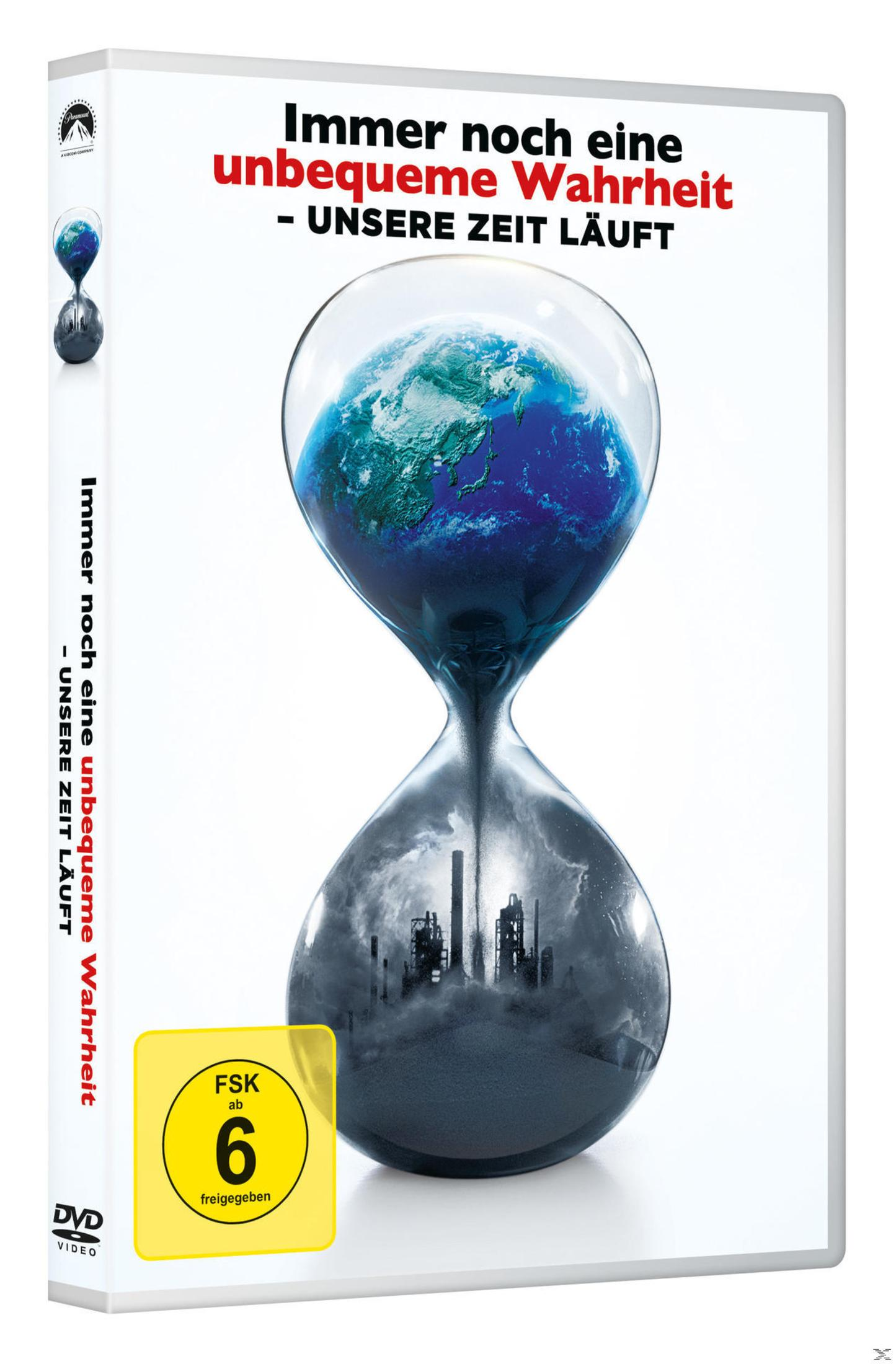 DVD-Cover zeigt eine Sanduhr mit Erde oben und einer rauchenden Fabrik unten.