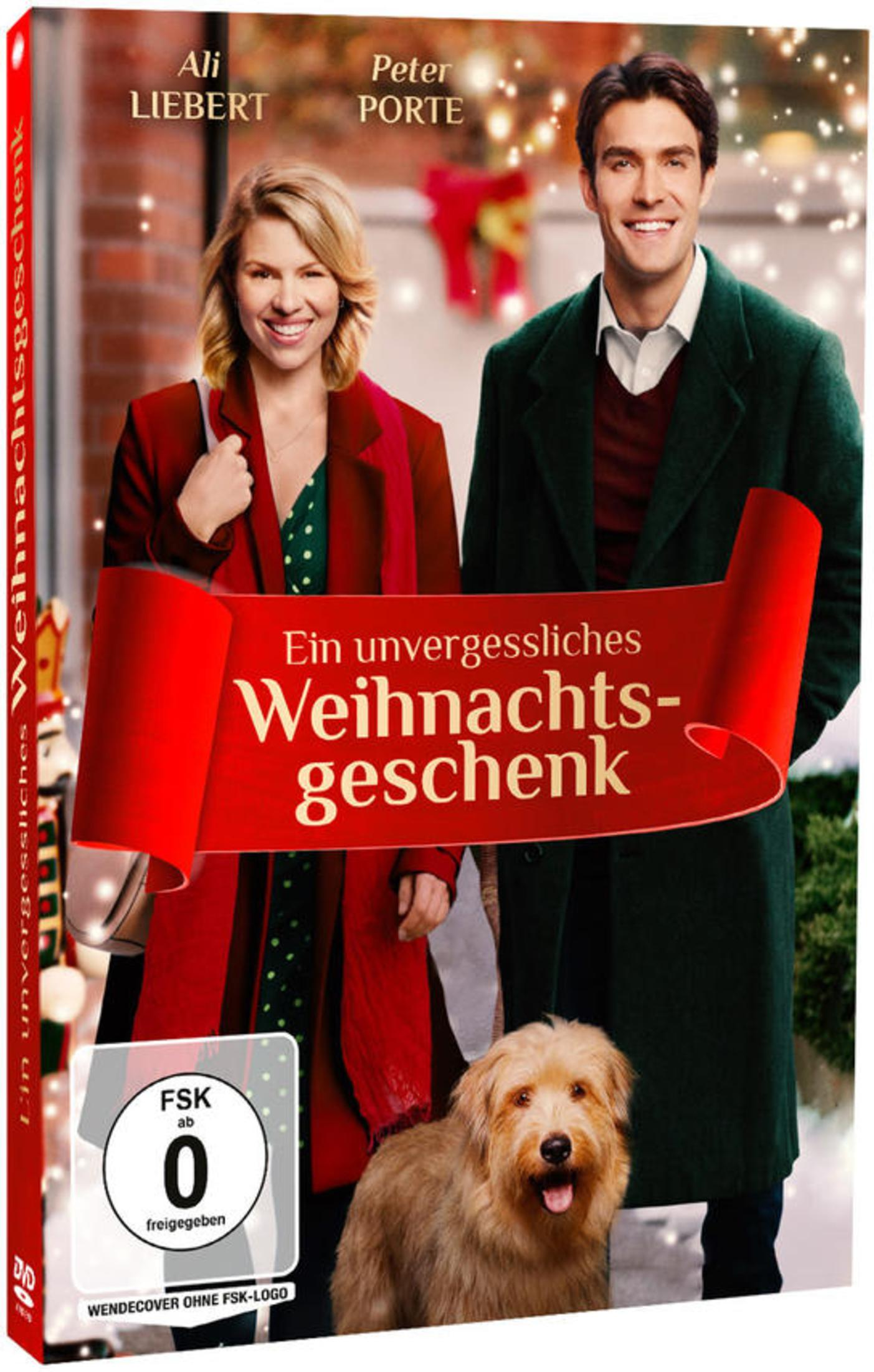 Filmcover mit Ali Liebert, Peter Porte und einem Hund vor einer winterlichen Kulisse.