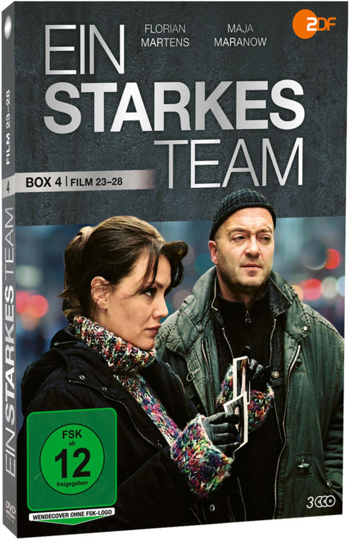 DVD-Cover von Ein starkes Team Box 4 mit Florian Martens und Maja Maranow.