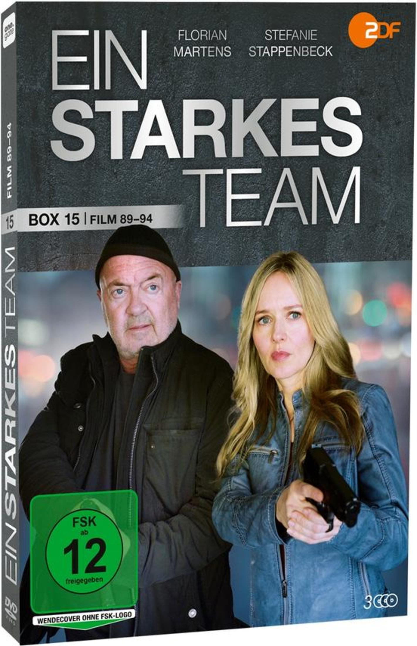 DVD-Cover von Ein starkes Team mit Florian Martens und Stefanie Stappenbeck.