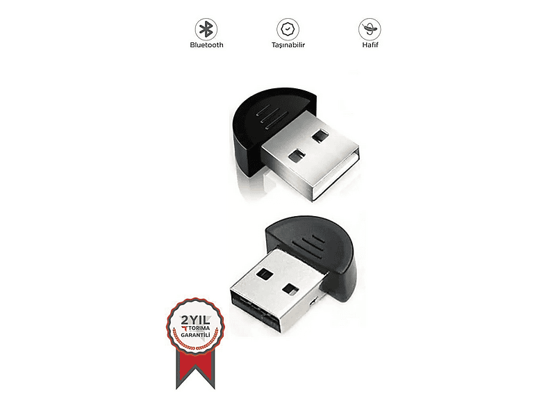 TORIMA Mini Usb Bluetooth 5.0 Adaptör YD50 Dongle Siyah