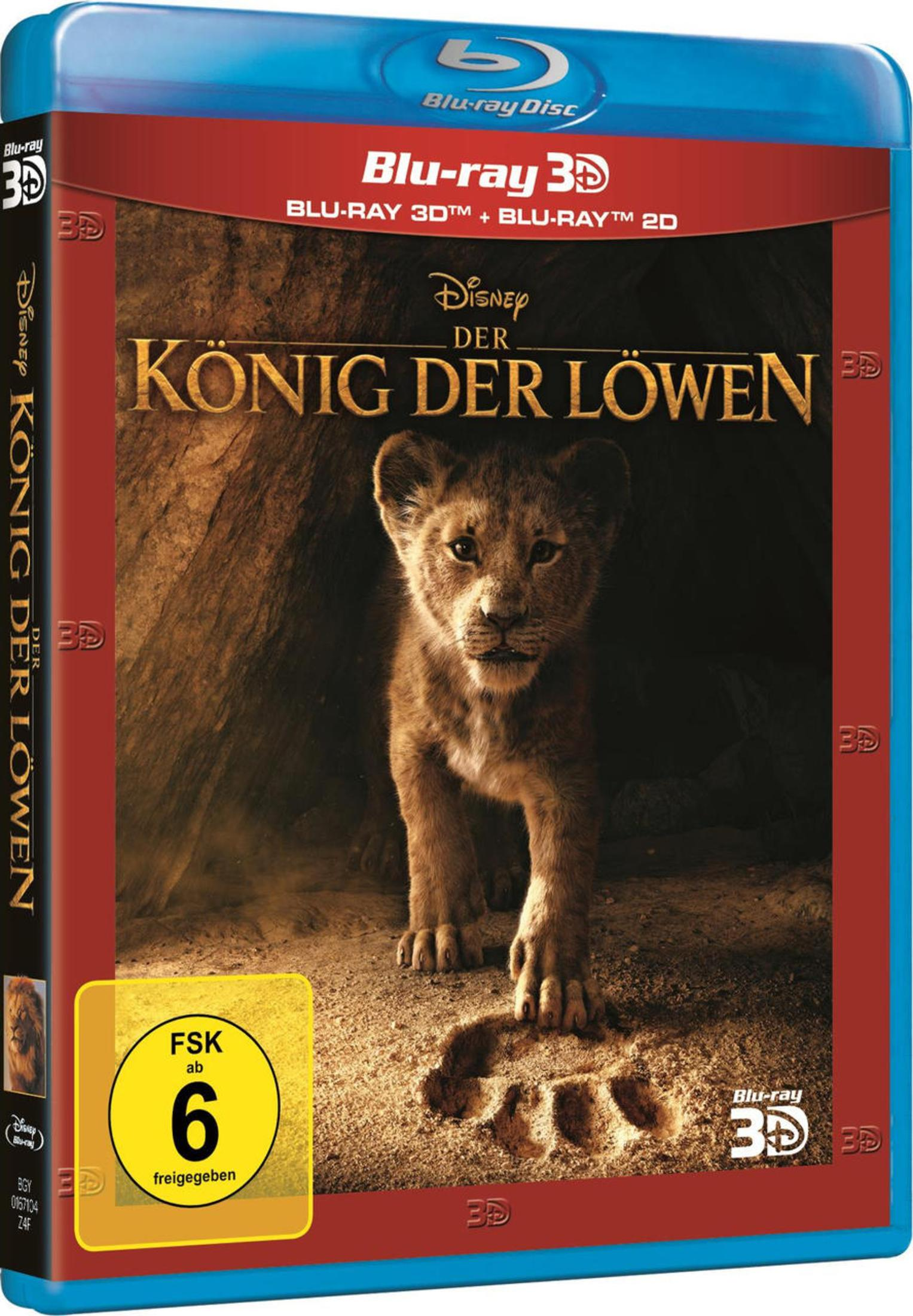 Blu-ray-Hülle des Films Der König der Löwen mit jungem Löwen auf dem Cover.