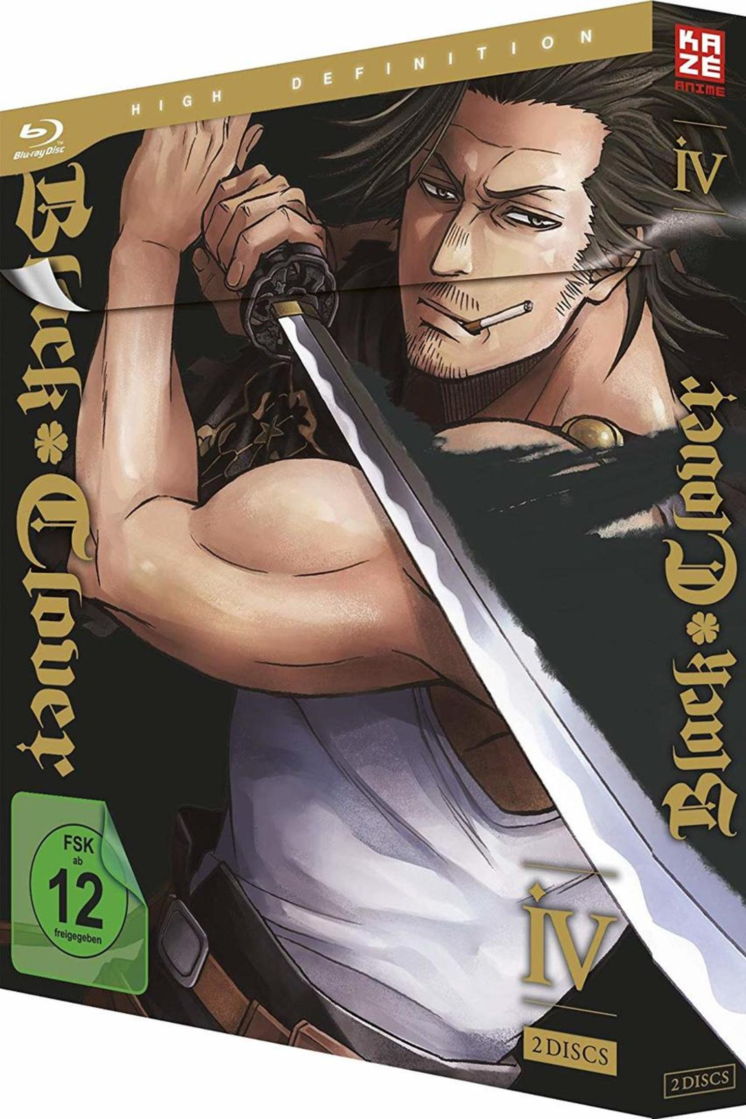 Anime-Cover zeigt einen muskulösen Mann mit Zigarette und Schwert.