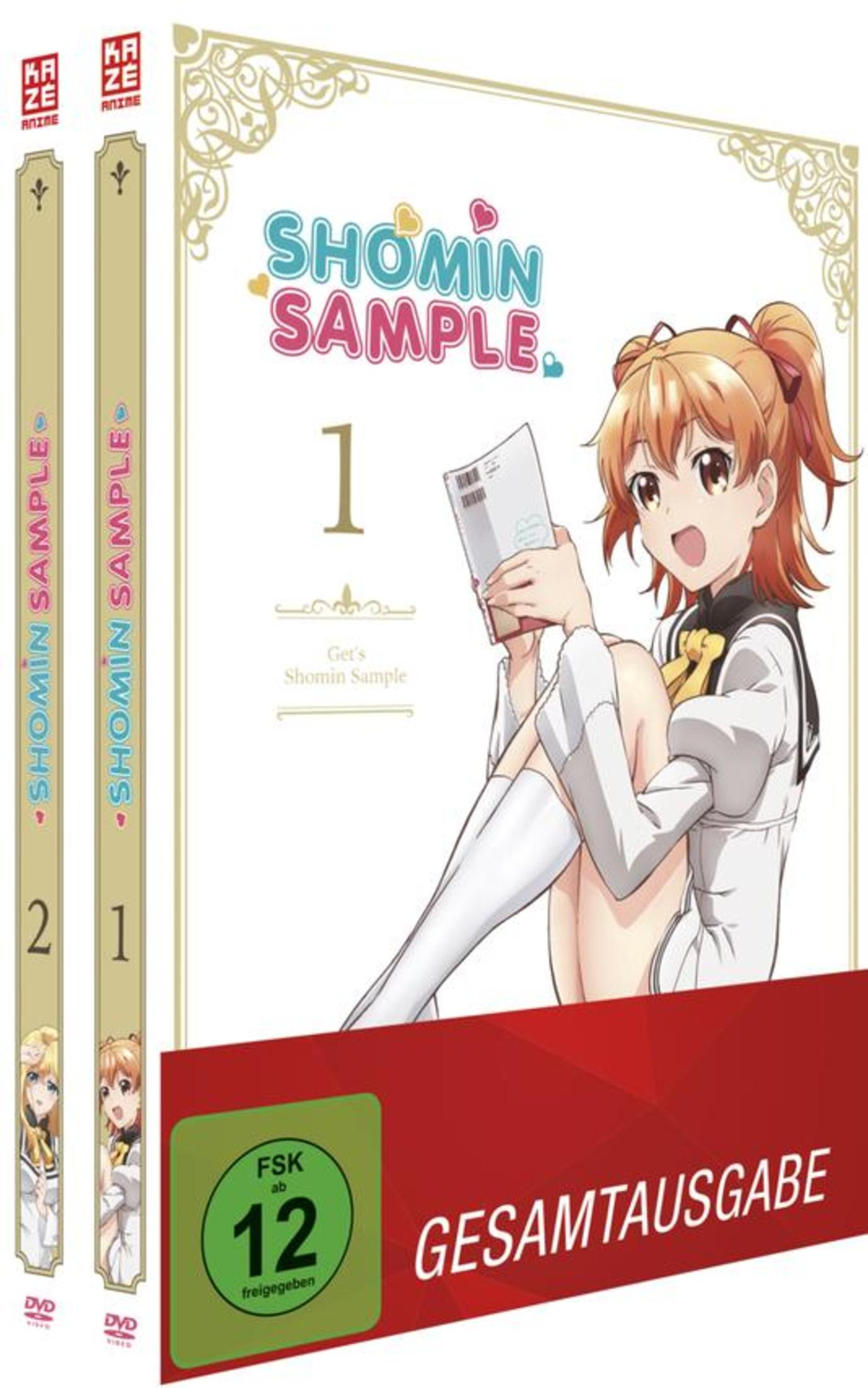 DVD-Box Shomin Sample Gesamtausgabe 1 mit Anime-Mädchen.