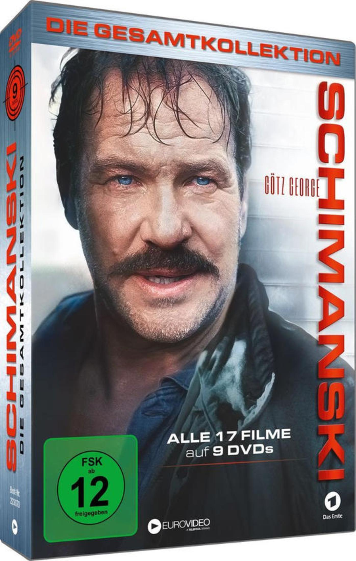 DVD-Cover mit Götz George in der Rolle des Schimanski, inklusive FSK 12-Altersfreigabe.
