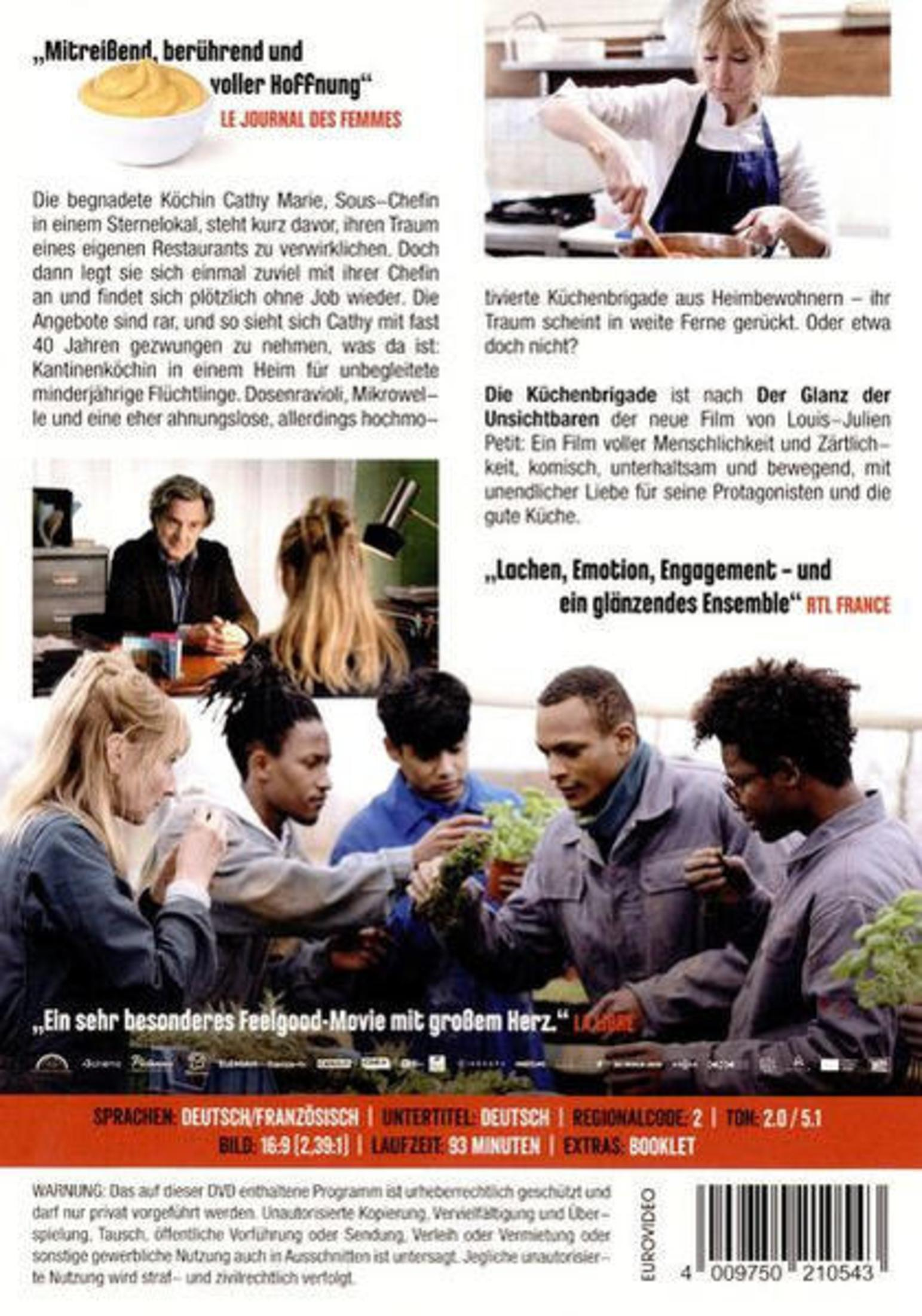 DVD-Rückseite mit Filmbildern, Texten auf Deutsch, Bewertungen und Barcode unten.