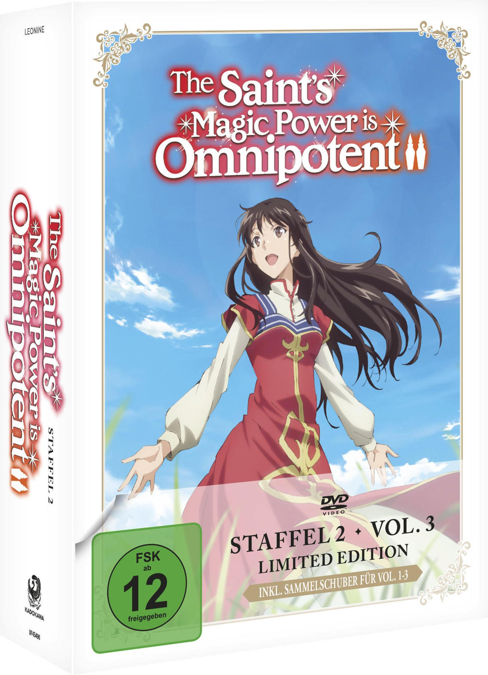 Anime-DVD-Cover "The Saint's Magic Power is Omnipotent" Staffel 2, Vol. 3.