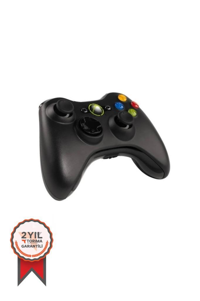 Beyaz arkaplanda siyah Xbox oyun kolu, sol altta kırmızı garanti damgası.