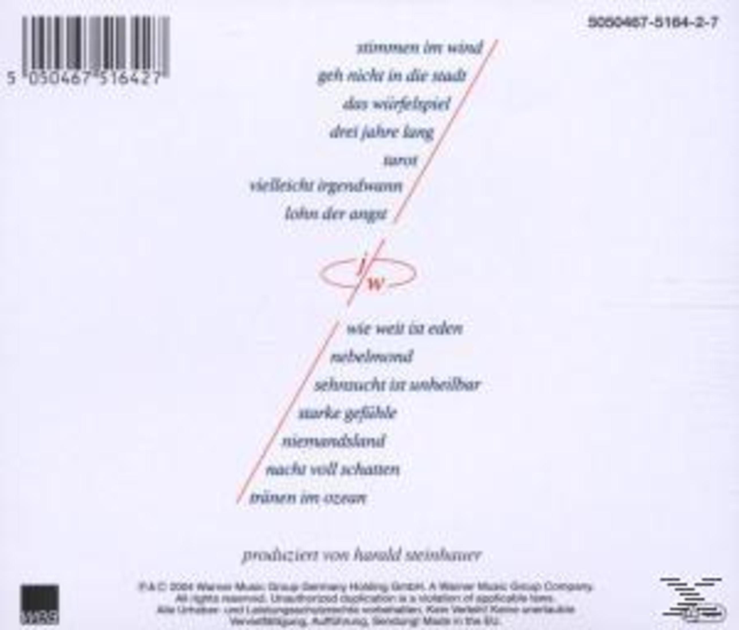 Rückseite einer CD-Hülle mit Titelliste, Strichcode und Produzenteninfo.