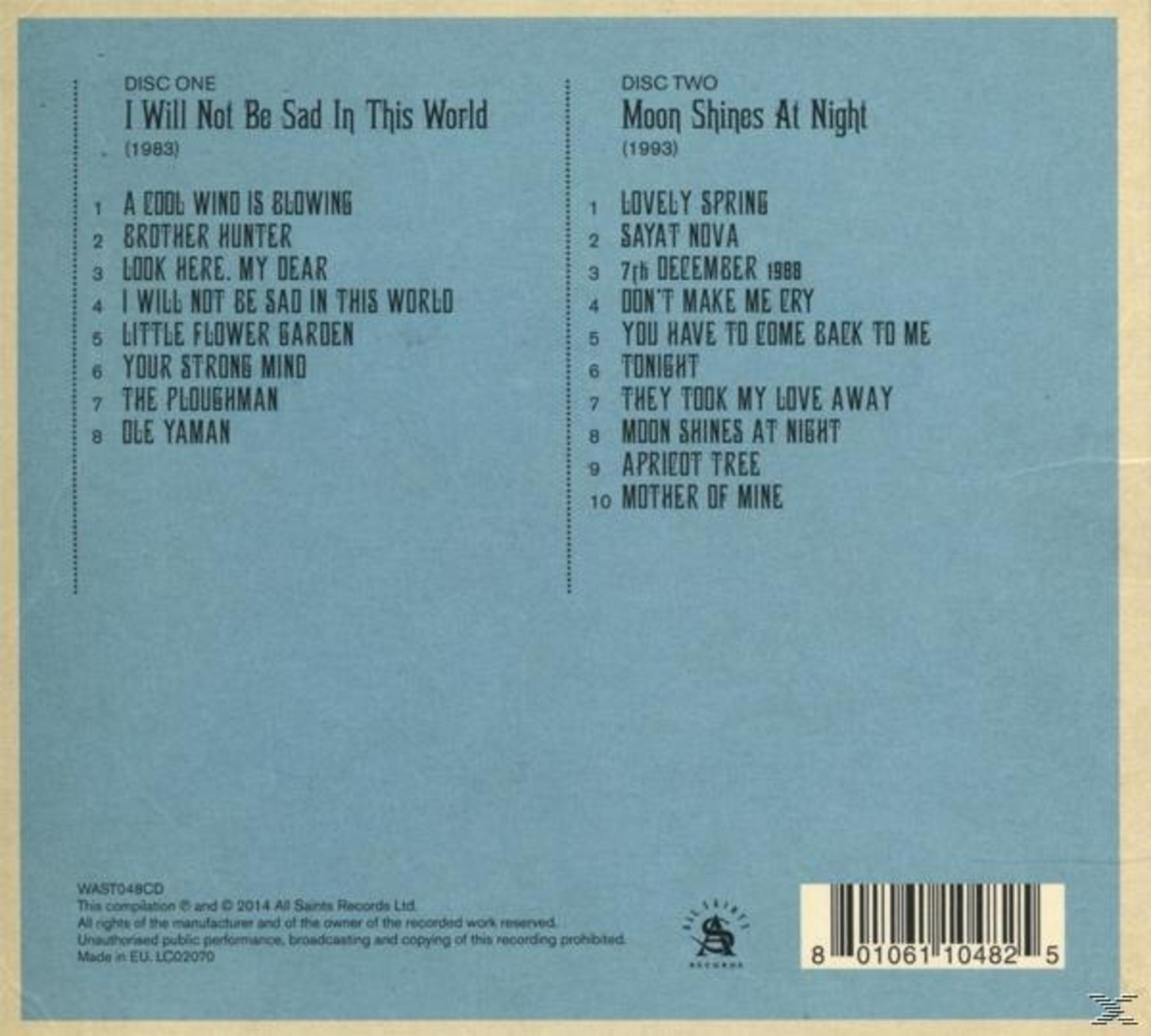 Blaues CD-Cover mit zwei Alben, Titellisten, Barcode und Label-Info.