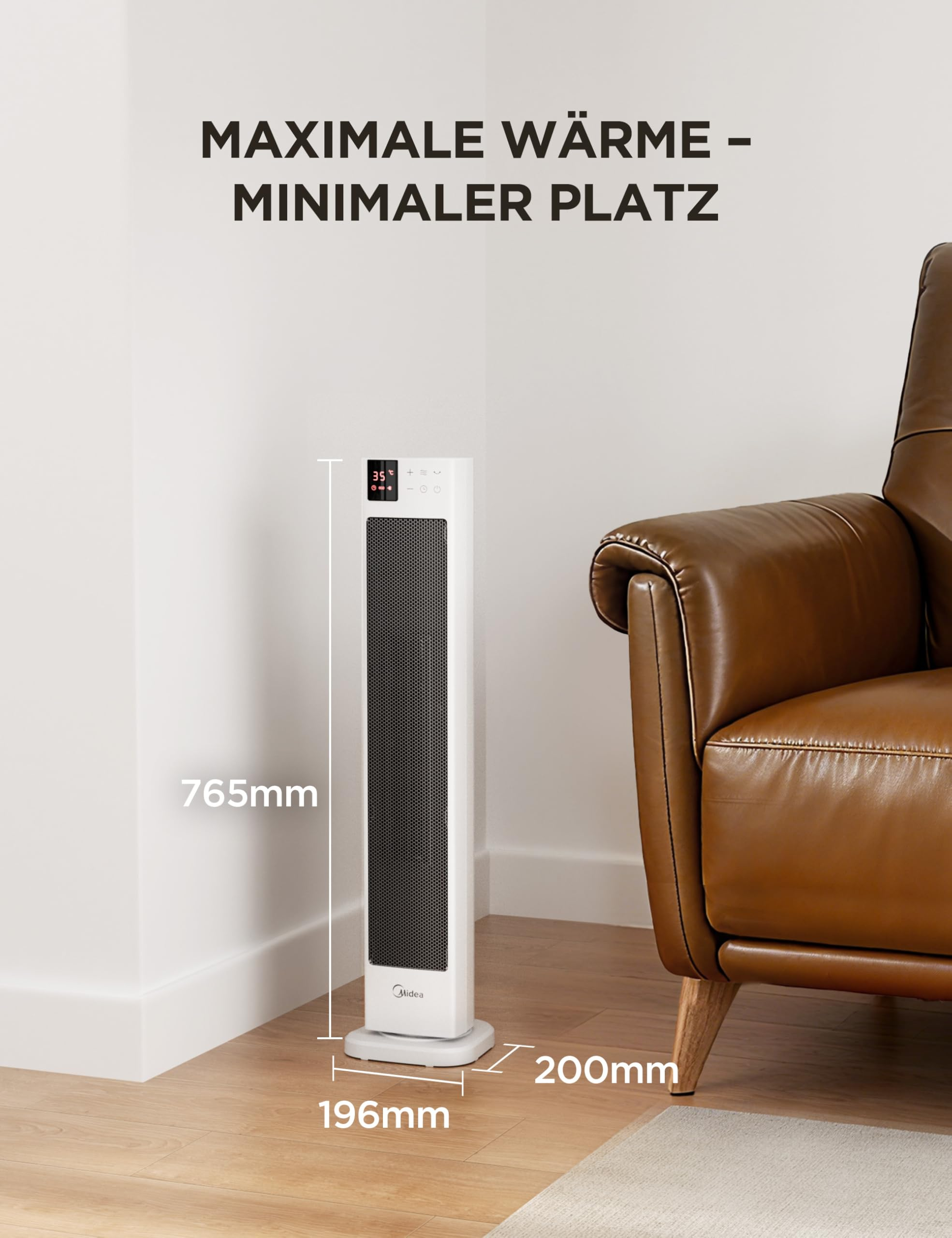 MIDEA NTH20-22GR Heizlüfter (2000 W)