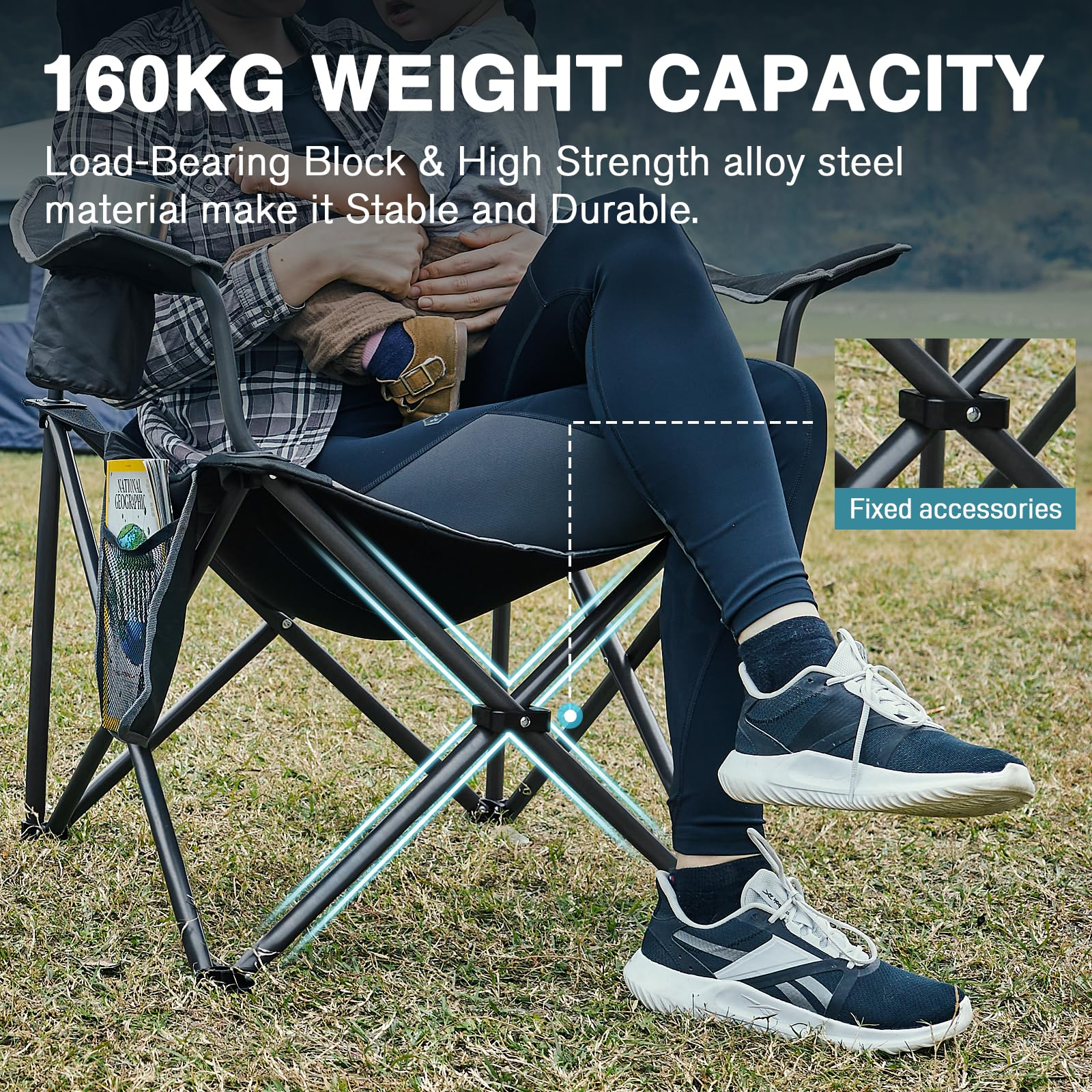 ADVANCED FC750-99806-BLK-EUEA Sedia da campeggio