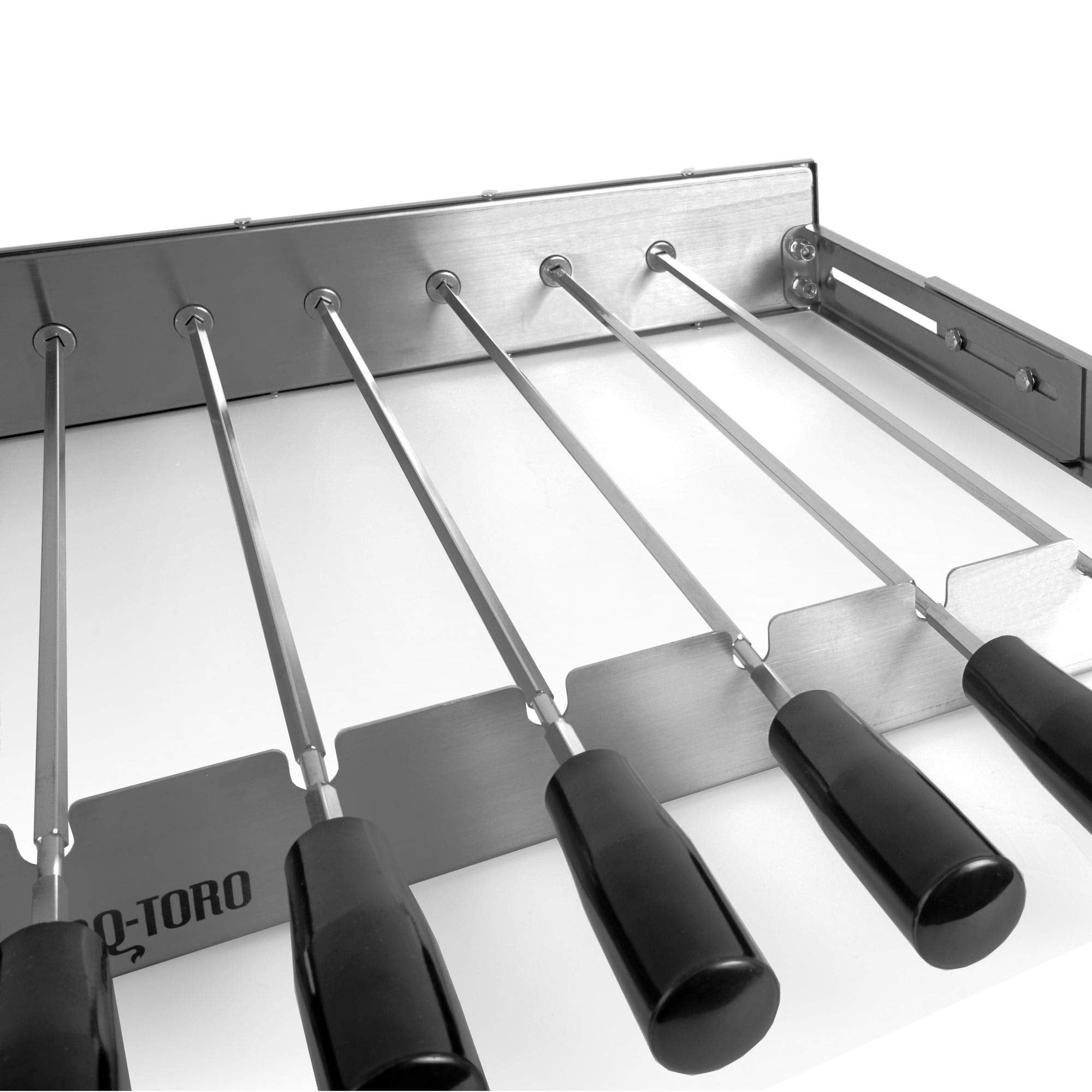 BBQ-TORO Spiessdreher Grillaufsatz, Silber