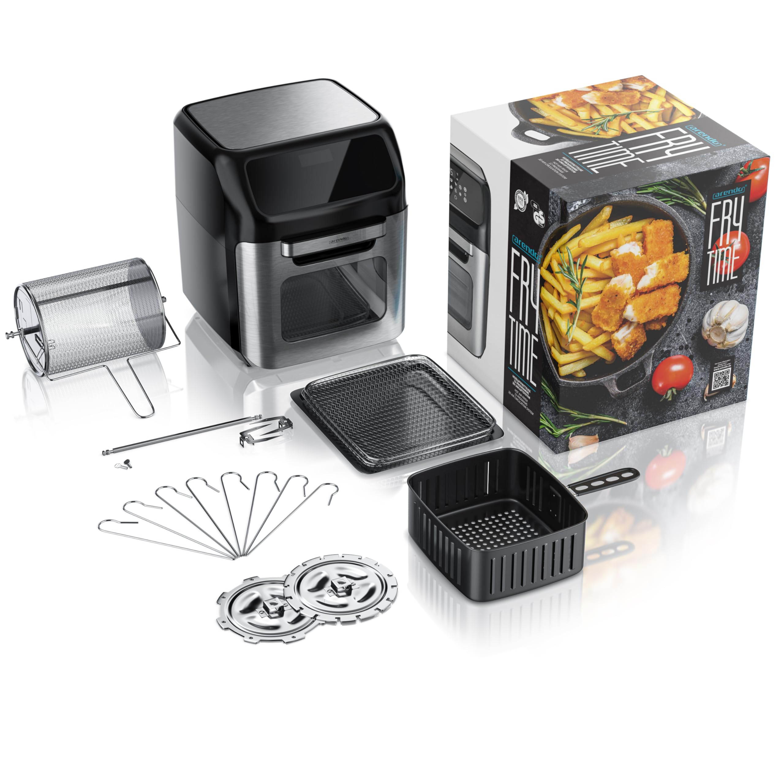 ARENDO FRY TIME multifonction XXL 12L Friteuse sans huile