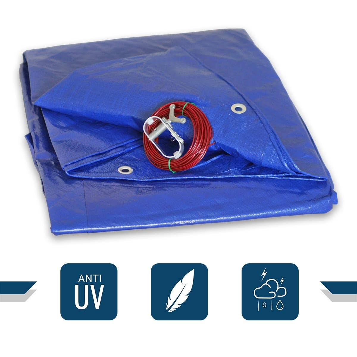TECLAST PO155RD Couverture de piscine