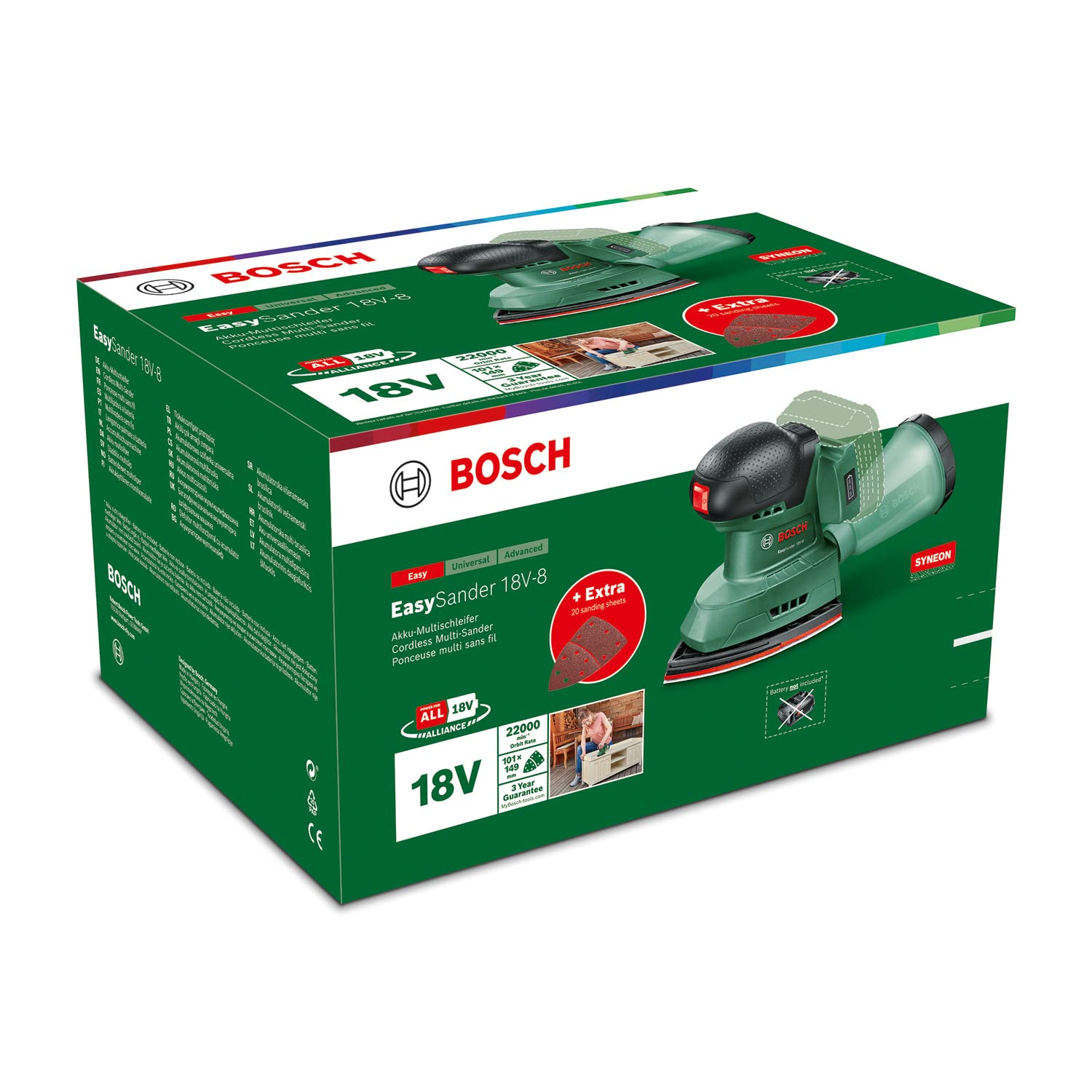 BOSCH EasySander 18V-8 Multischleifer