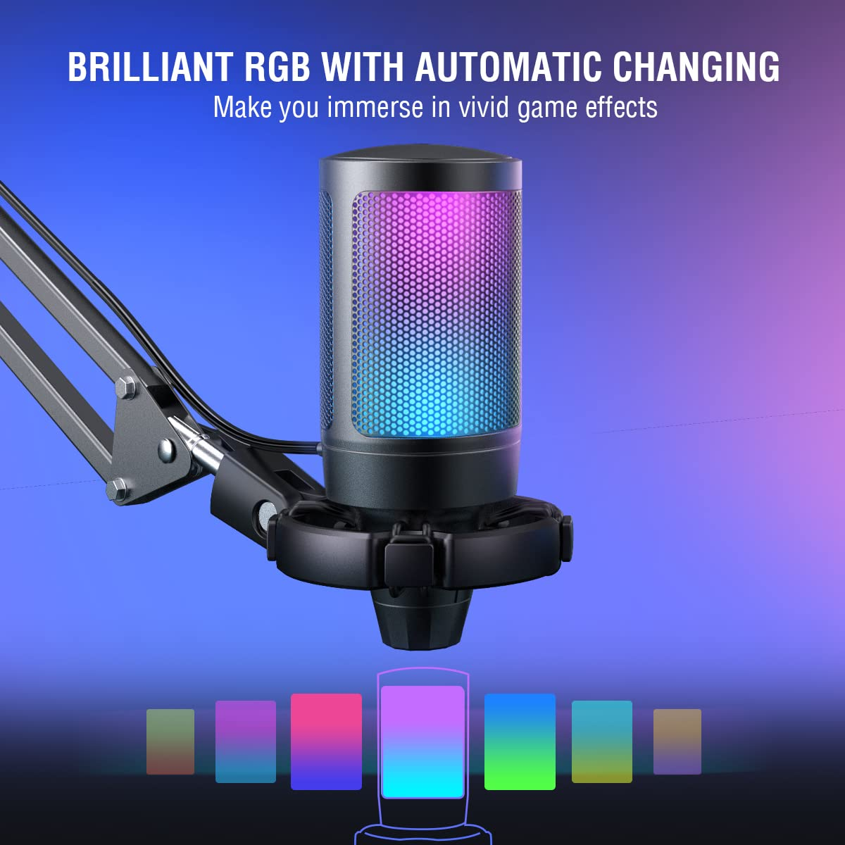 FIFINE 800656 Microphone, Noir