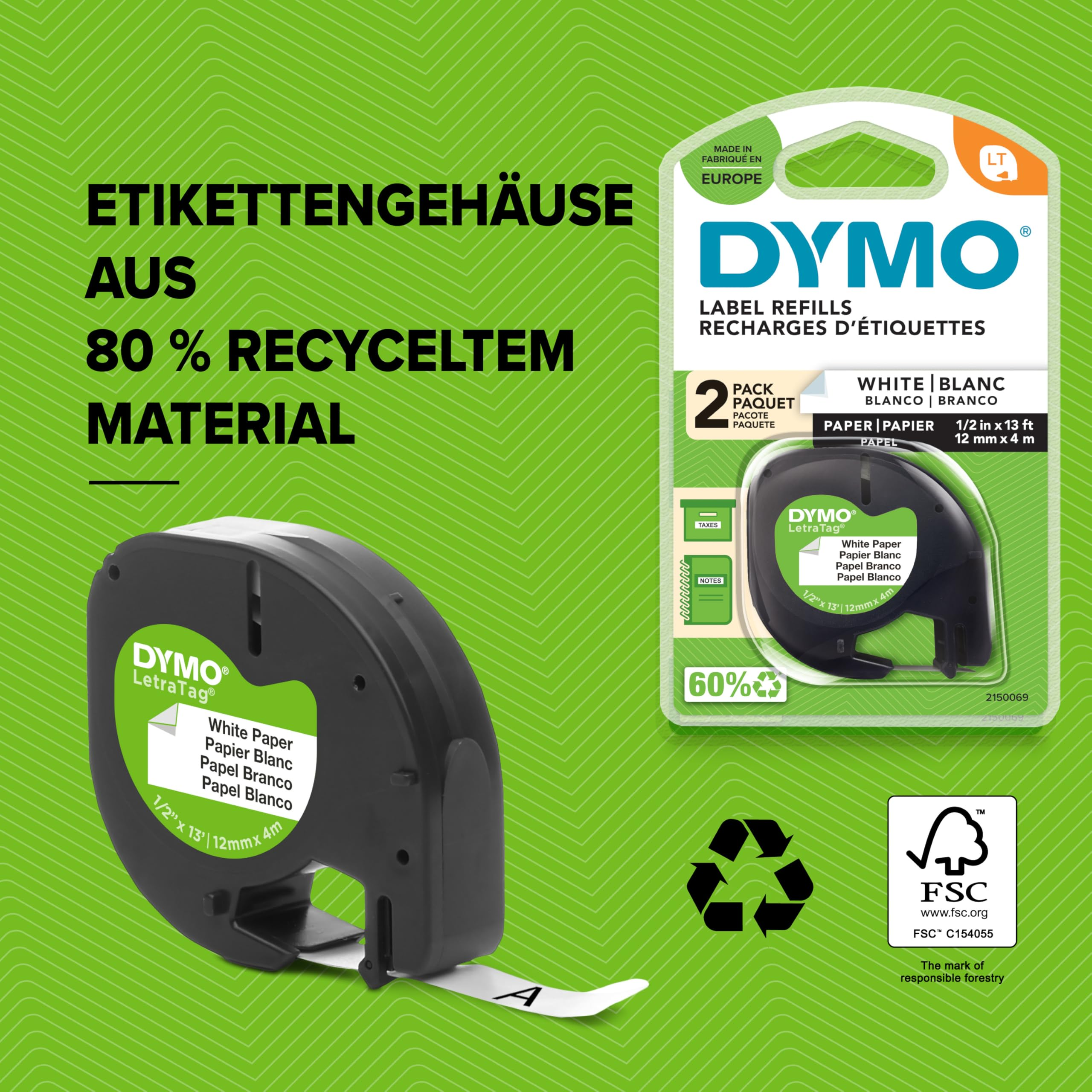 DYMO LetraTag LT-100H Étiqueteuse Rose