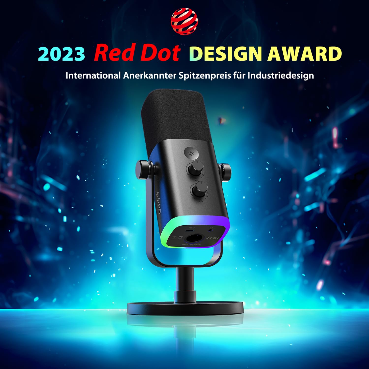 FIFINE MI6 Microphone, Noir