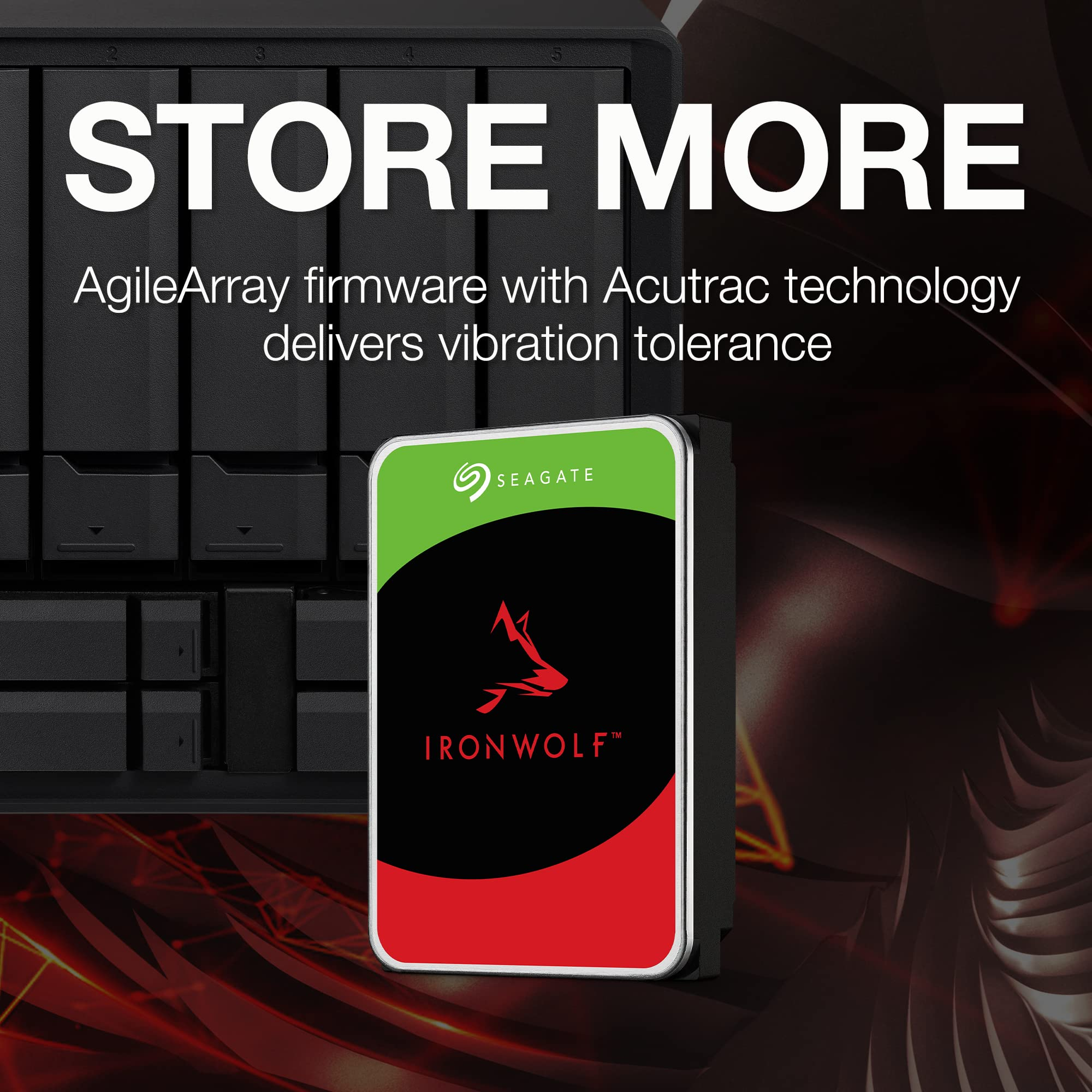 SEAGATE IronWolf ST8000VNZ02, 8 TB, HDD, Interno
