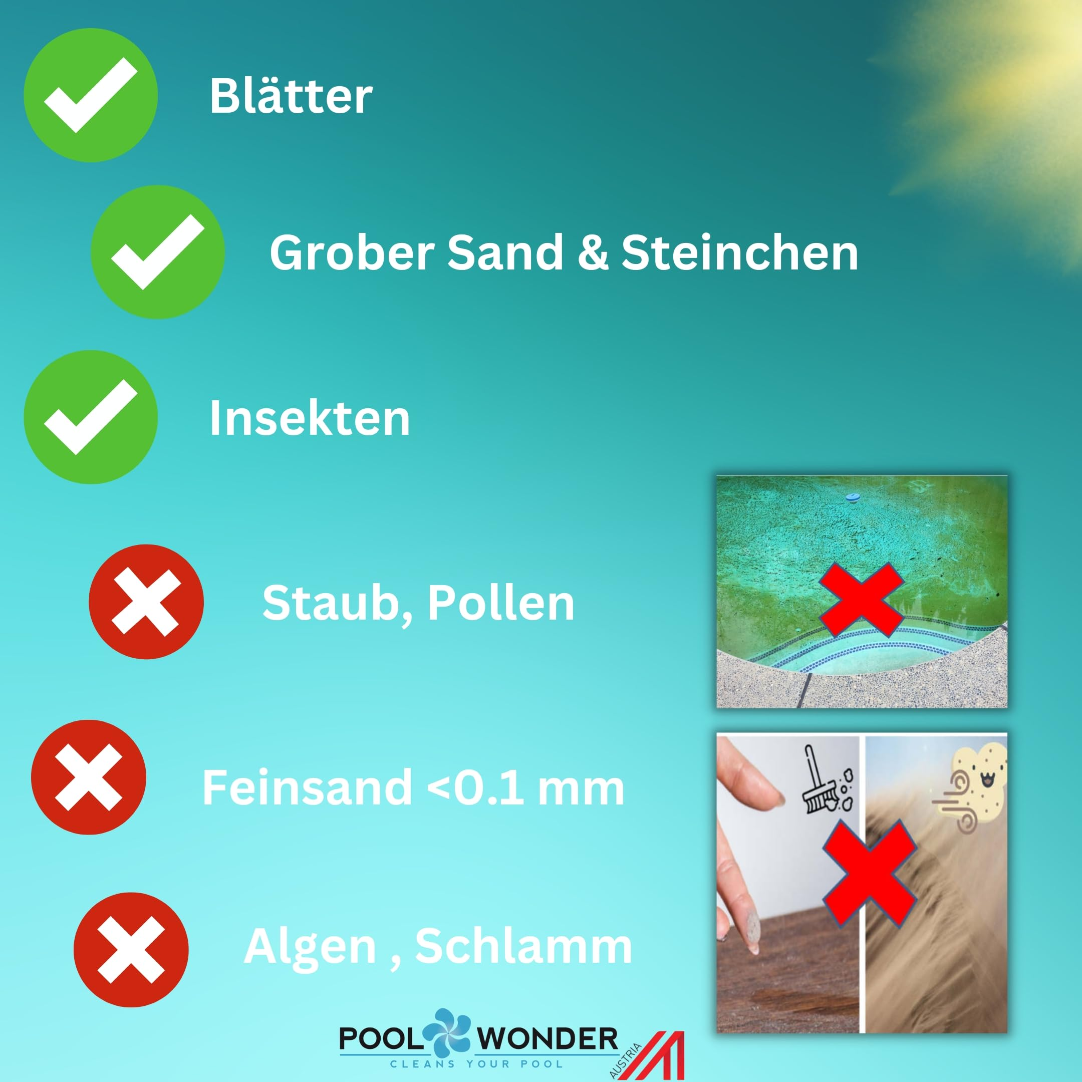 WONDER V2 Poolsauger