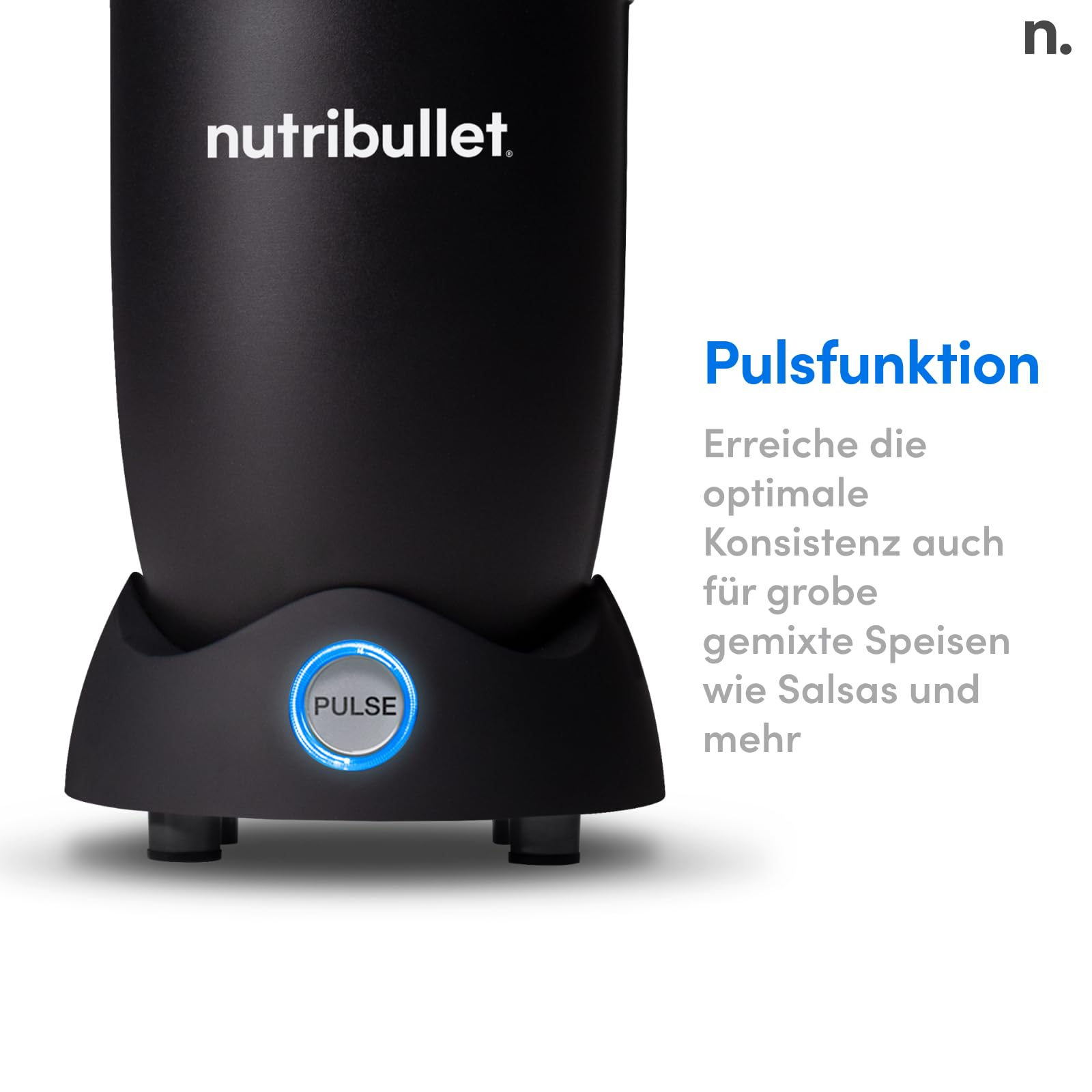 NUTRIBULLET Pro+ 1200 multifonction – 1200W Blender Noir (1200 W, 900 ml)