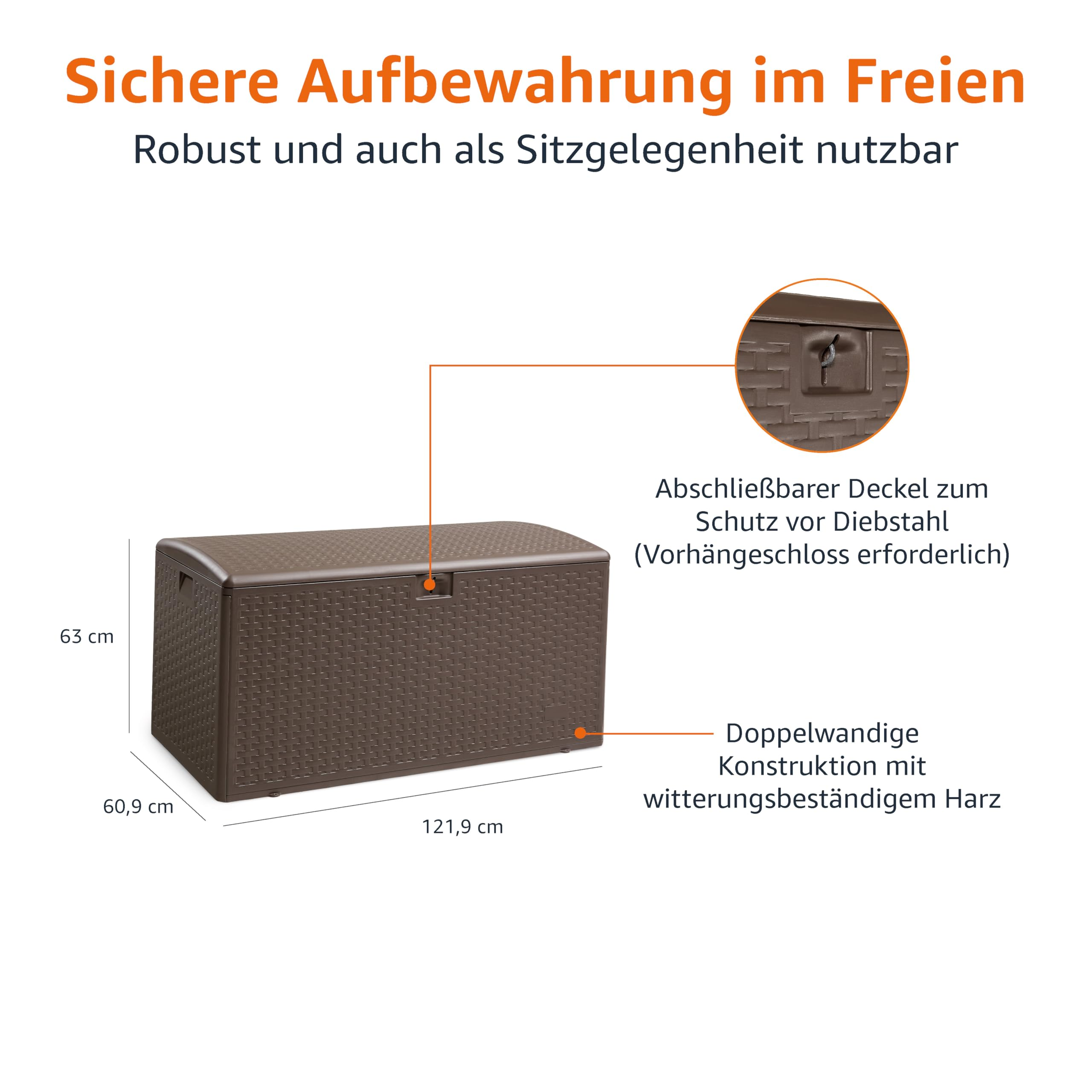 AMAZON BASICS DB99 Aufbewahrungsbox