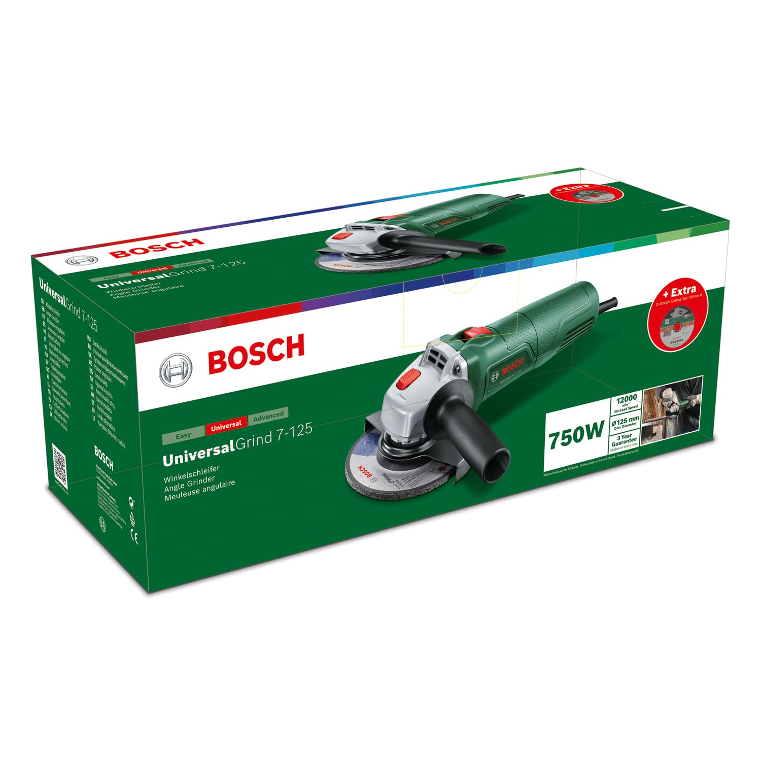 BOSCH UniversalGrind 7-125 Winkelschleifer