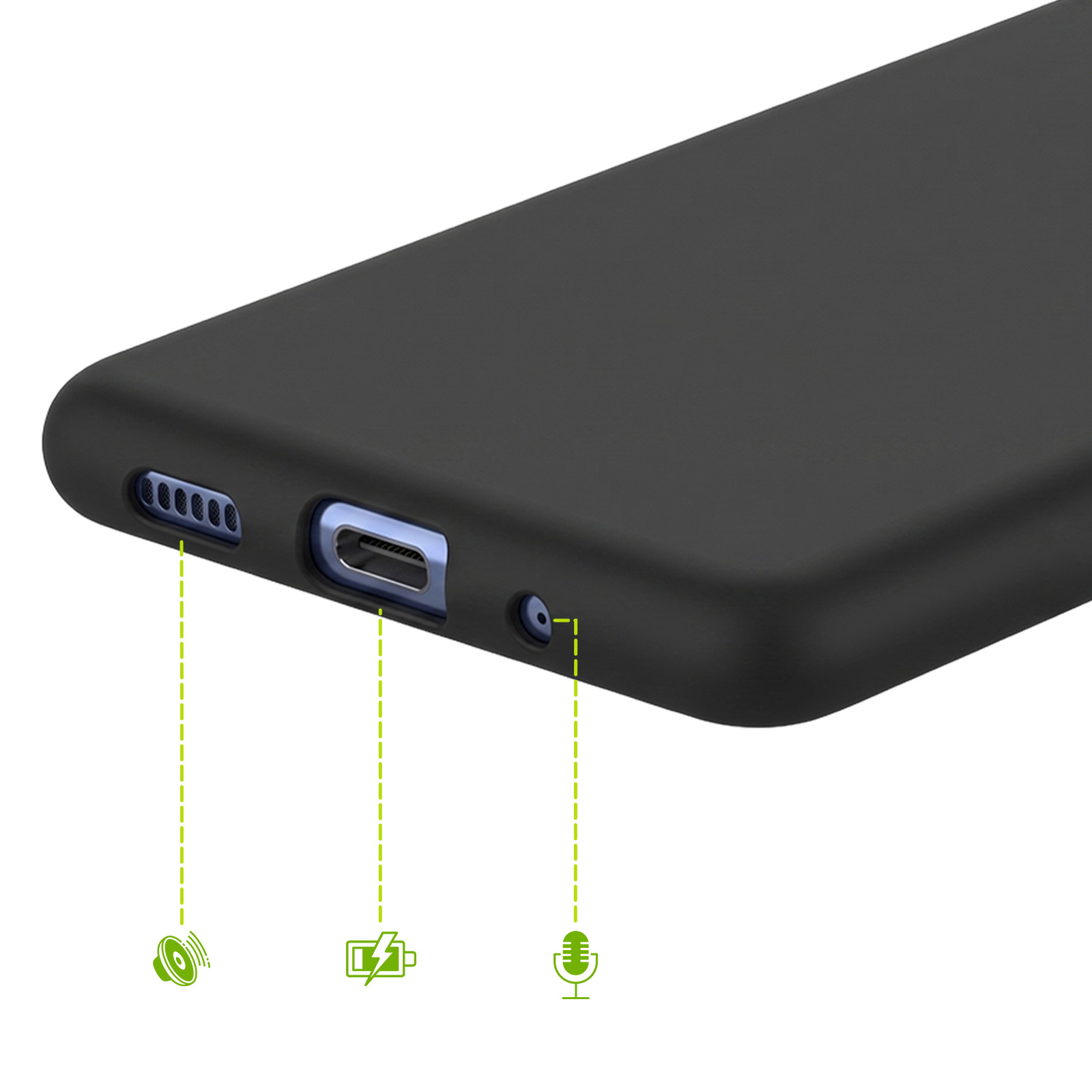 AVIZAR PureSilicone, Backcover, Samsung, Galaxy S20 FE, Schwarz