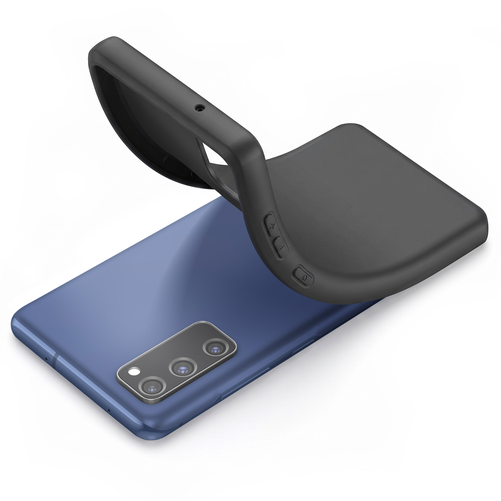 AVIZAR PureSilicone, Backcover, Samsung, Galaxy S20 FE, Schwarz